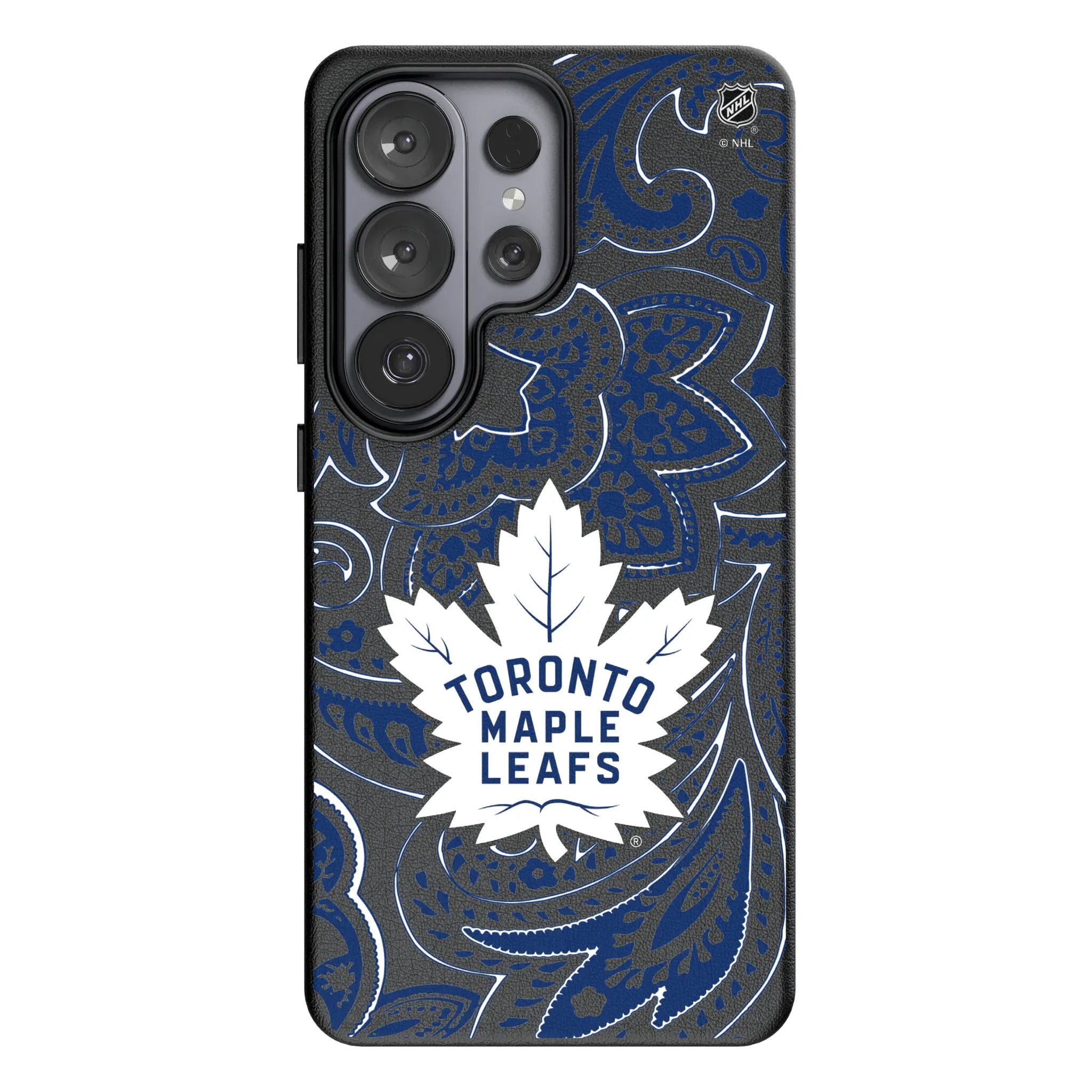 Toronto Maple Leafs Paisley Galaxy MagSafe Compatible Phone Case for Samsung Galaxy#Device_Galaxy S26 Ultra