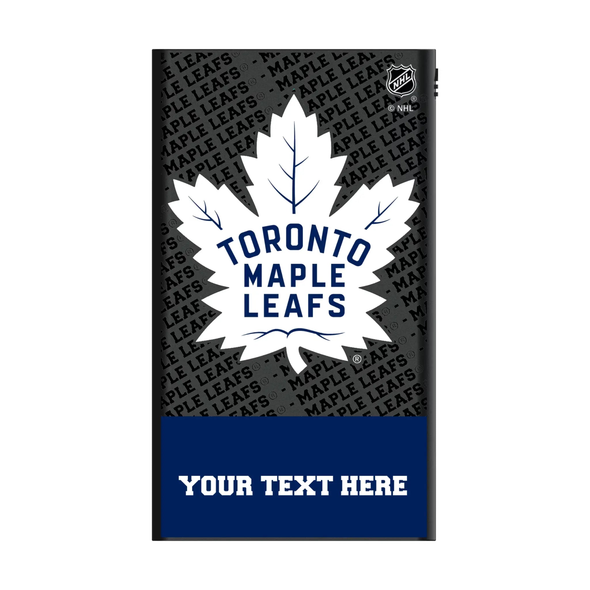 Toronto Maple Leafs Personalized EndZone Plus 5000mAh Flat Power Bank
