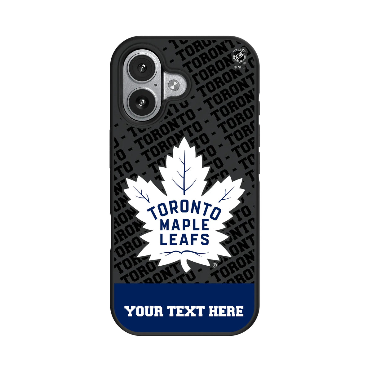 Toronto Maple Leafs Personalized EndZone Plus iPhone Bump Phone Case for Apple iPhone#Device_iPhone 17