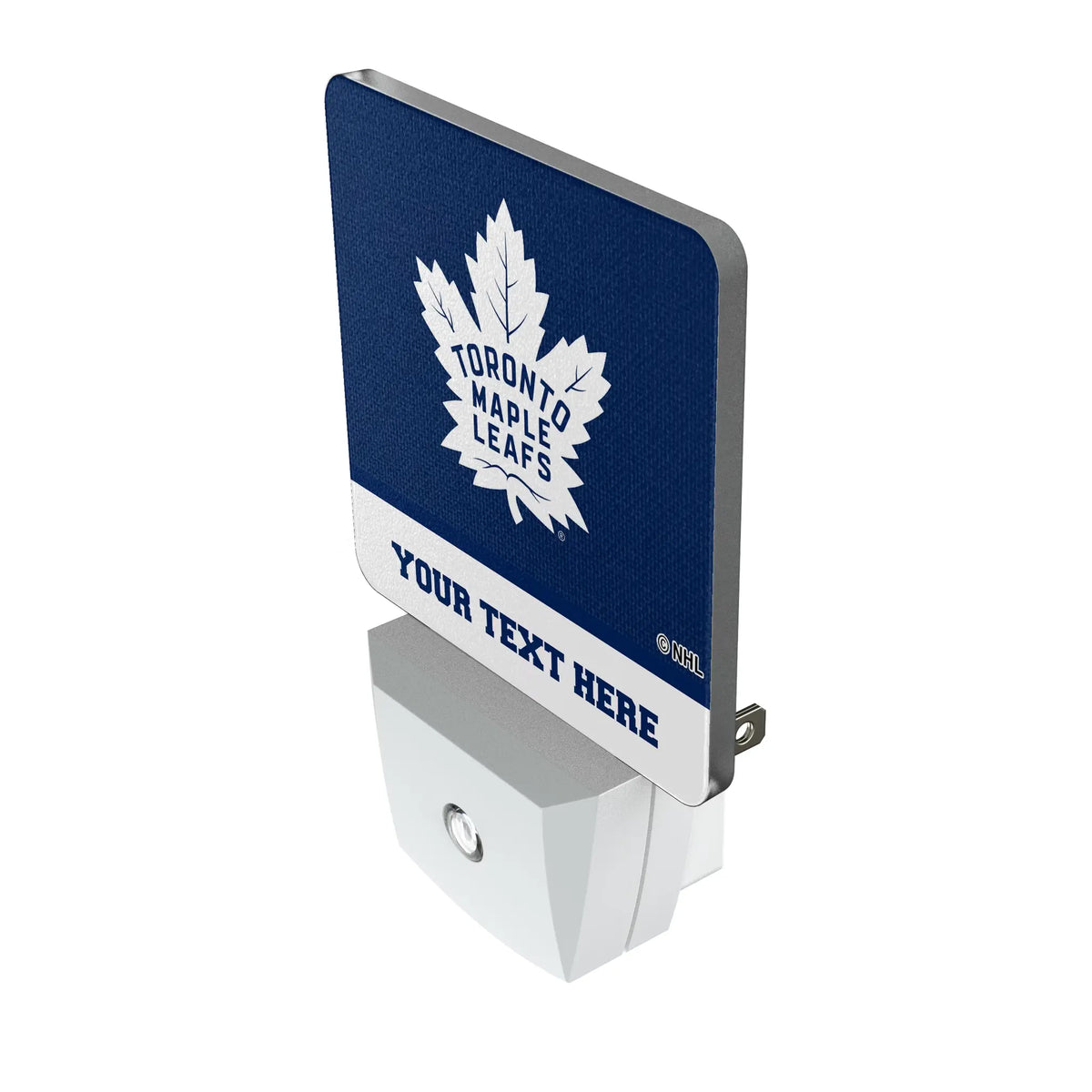 Toronto Maple Leafs Personalized Endzone Solid Night Light 2-Pack - Isometric View