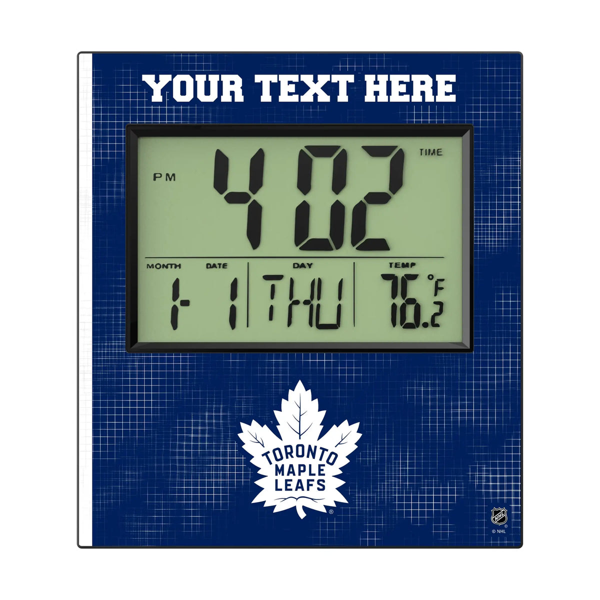 Toronto Maple Leafs Personalized Hatch Wall Clock