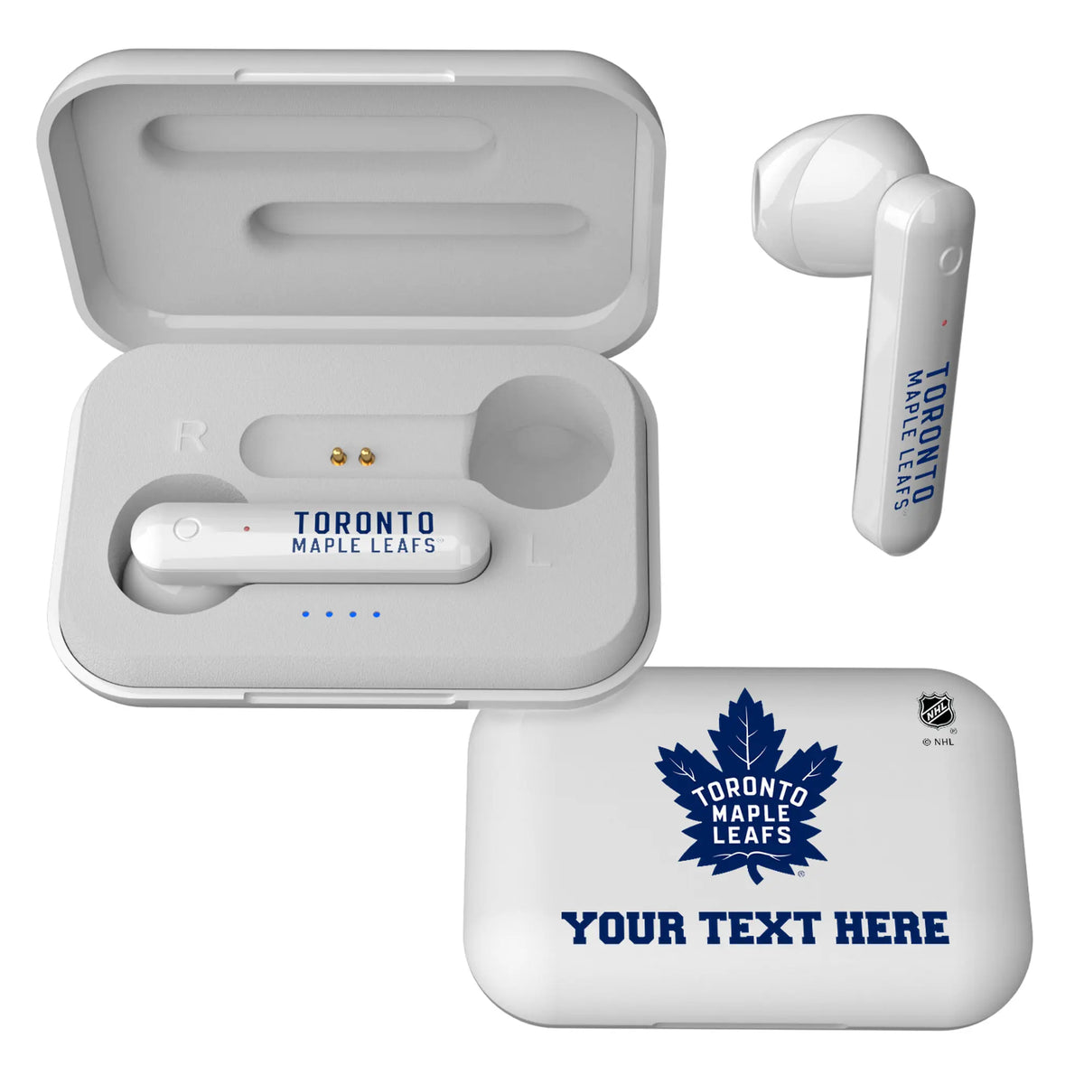 Toronto Maple Leafs Personalized Insignia Wireless TWS Earbuds