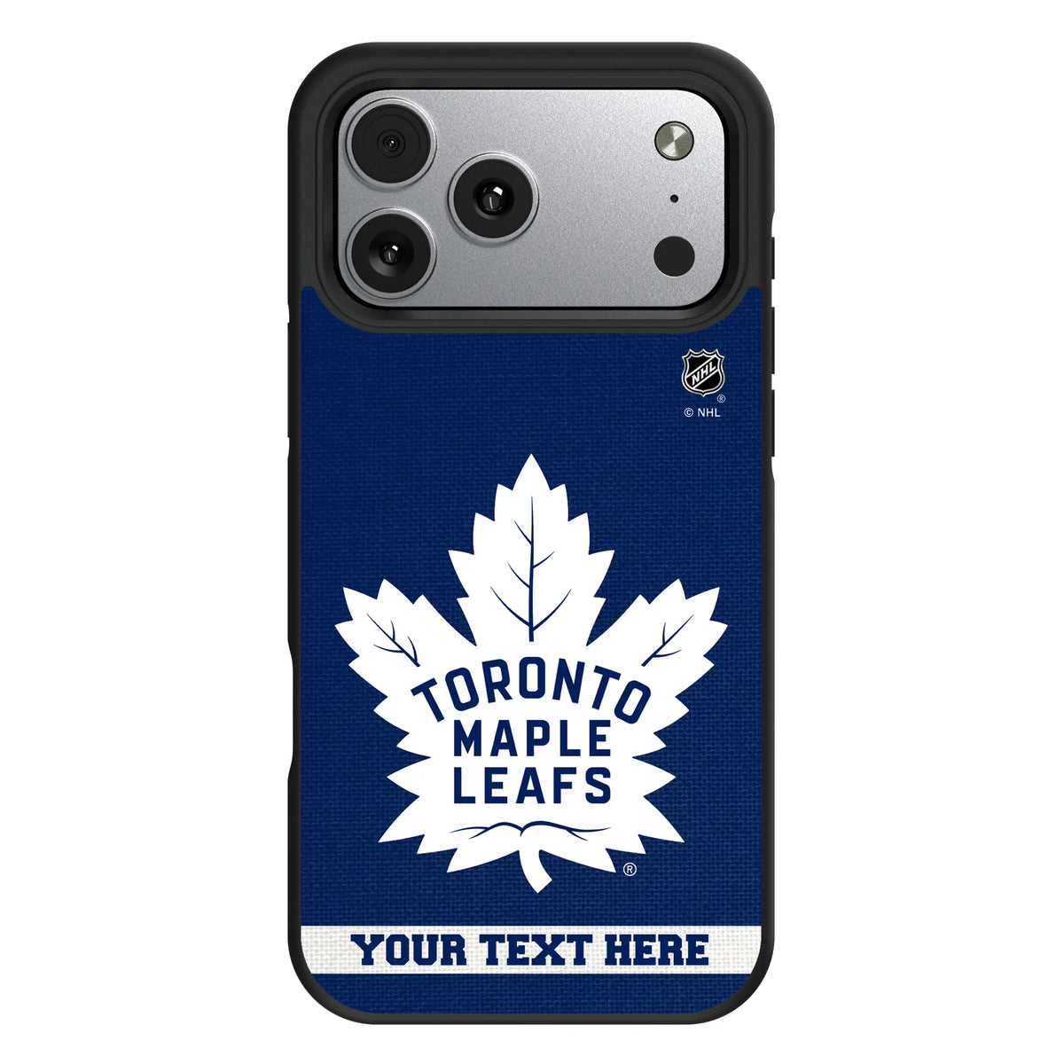 Toronto Maple Leafs Personalized Stripe iPhone Bump Phone Case for Apple iPhone#Device_iPhone 17 Pro Max