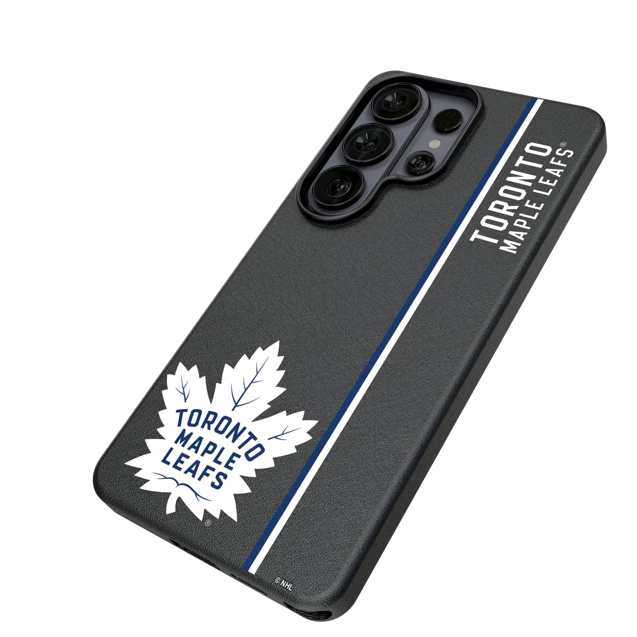 Toronto Maple Leafs Sidebar Galaxy MagSafe Compatible Phone Case for Samsung Galaxy - Isometric View#Device_Galaxy S26 Ultra