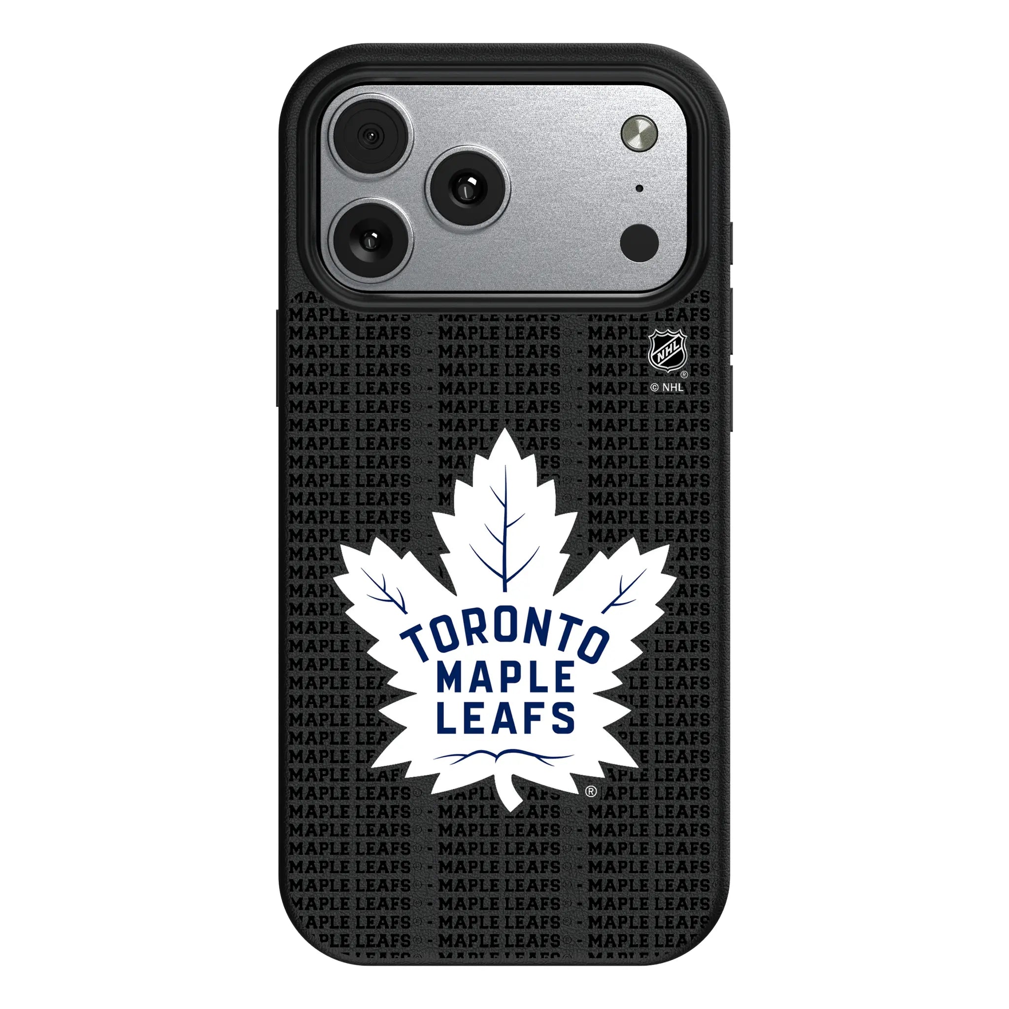 Toronto Maple Leafs Text Backdrop iPhone MagSafe Compatible Phone Case for Apple iPhone#Device_iPhone 17 Pro Max