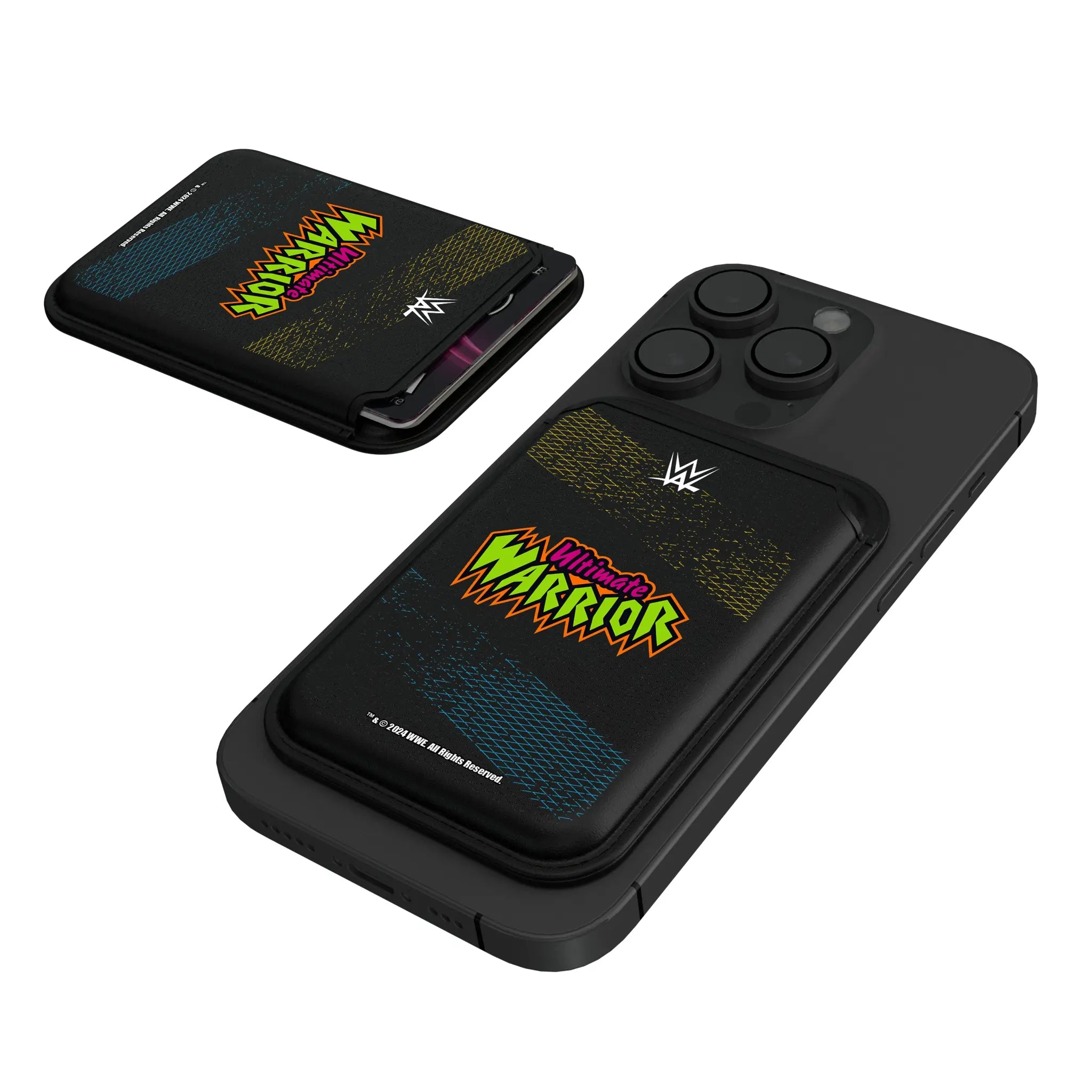 Ultimate Warrior Steel Black Magnetic Credit Card Wallet