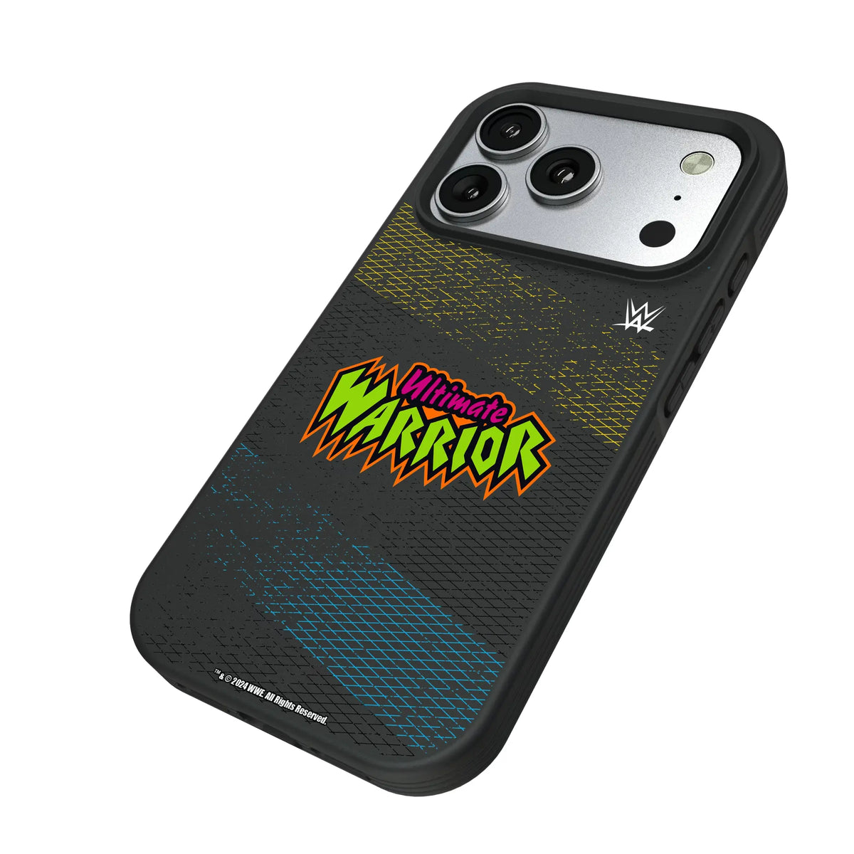 Ultimate Warrior Steel iPhone Bump Phone Case for Apple iPhone - Isometric View#Device_iPhone 17 Pro