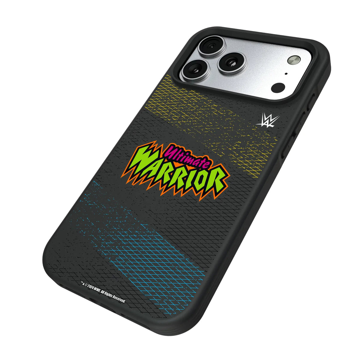 Ultimate Warrior Steel iPhone Bump Phone Case for Apple iPhone - Isometric View#Device_iPhone 17 Pro Max