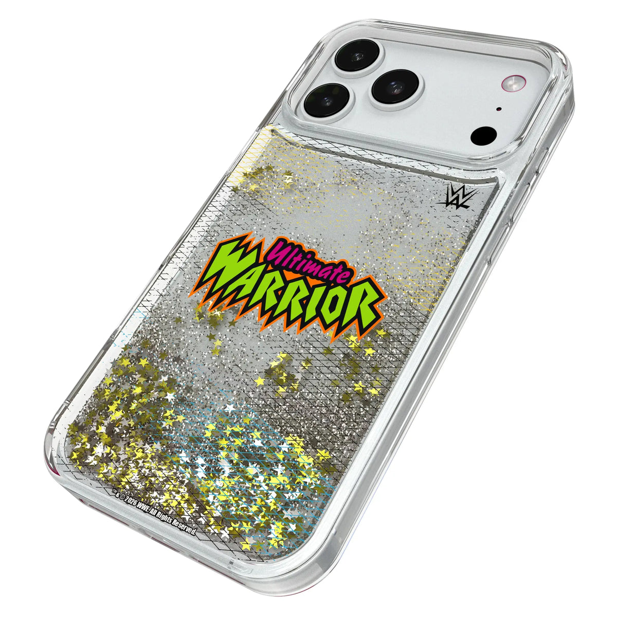 Ultimate Warrior Steel iPhone Glitter Phone Case for Apple iPhone - Isometric View#Device_iPhone 18 Pro Max