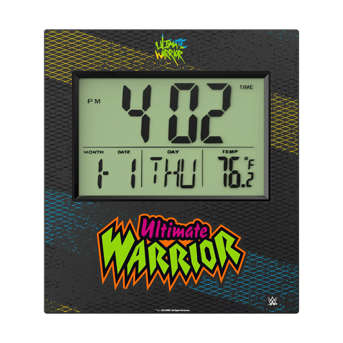 Ultimate Warrior Steel Wall Clock