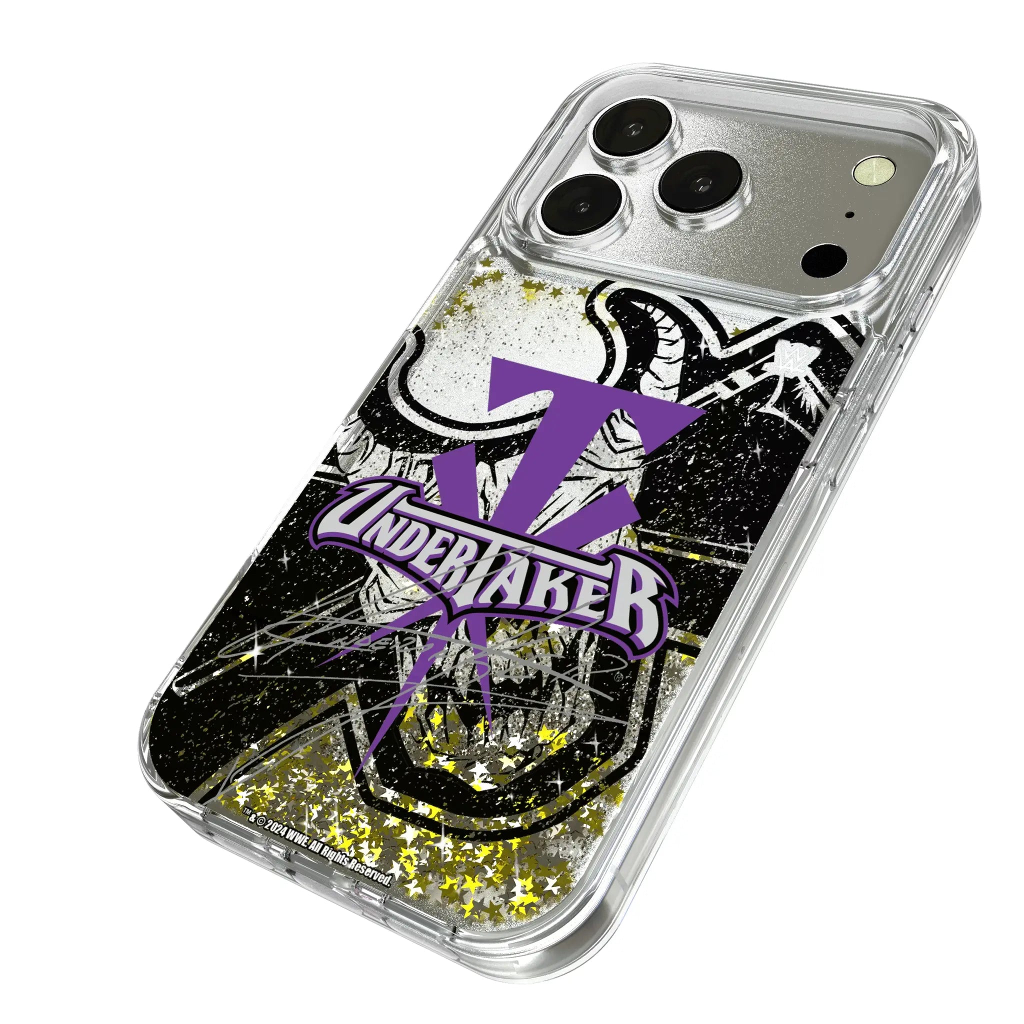 Undertaker Impact iPhone Glitter Phone Case for Apple iPhone - Isometric View
