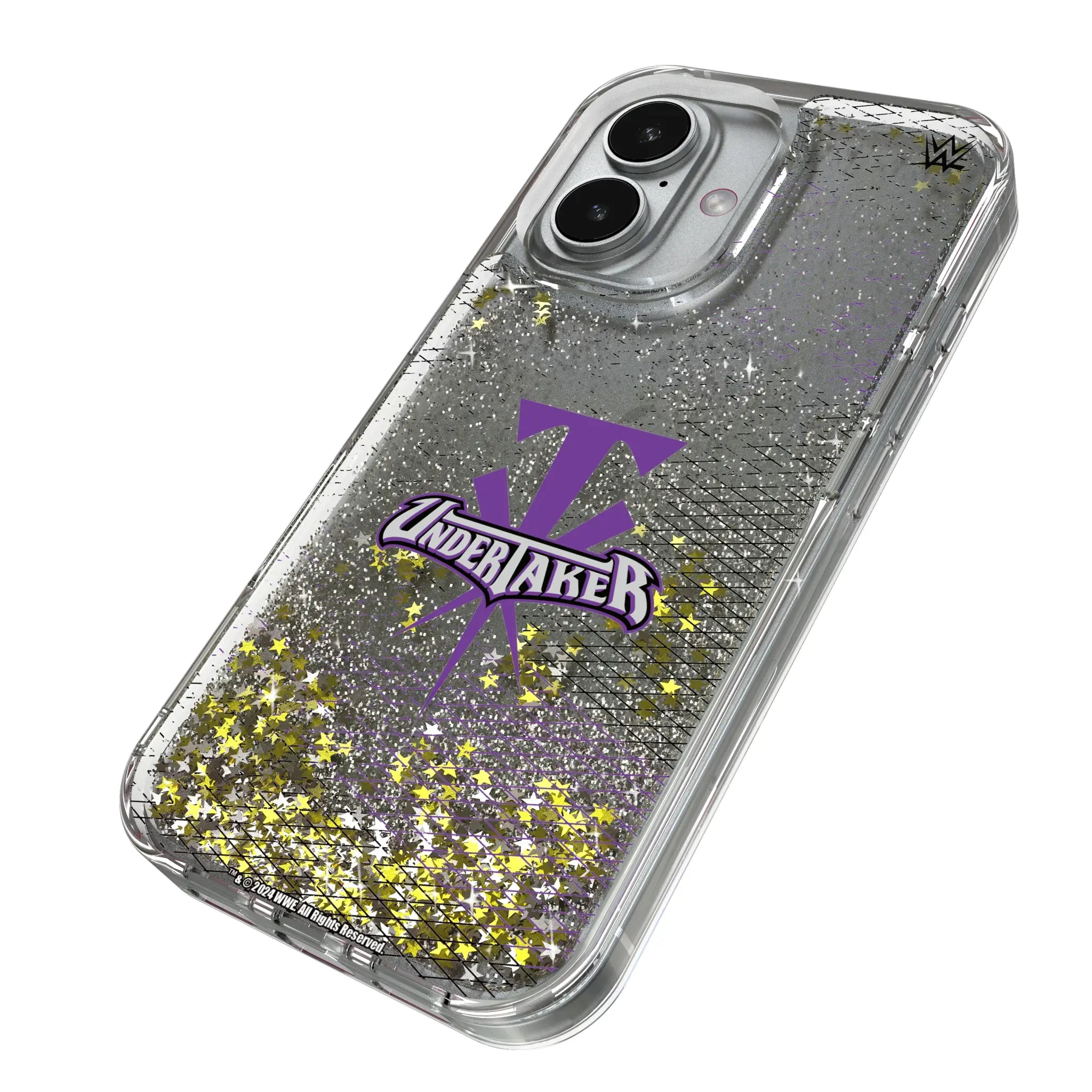 Undertaker Steel iPhone Glitter Phone Case for Apple iPhone - Isometric View