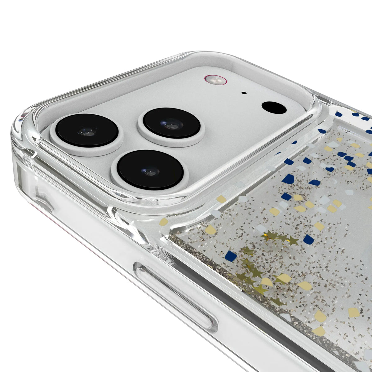 United State Naval Academy Midshipmen Confetti iPhone Glitter Phone Case for Apple iPhone - Detail#Device_iPhone 18 Pro Max