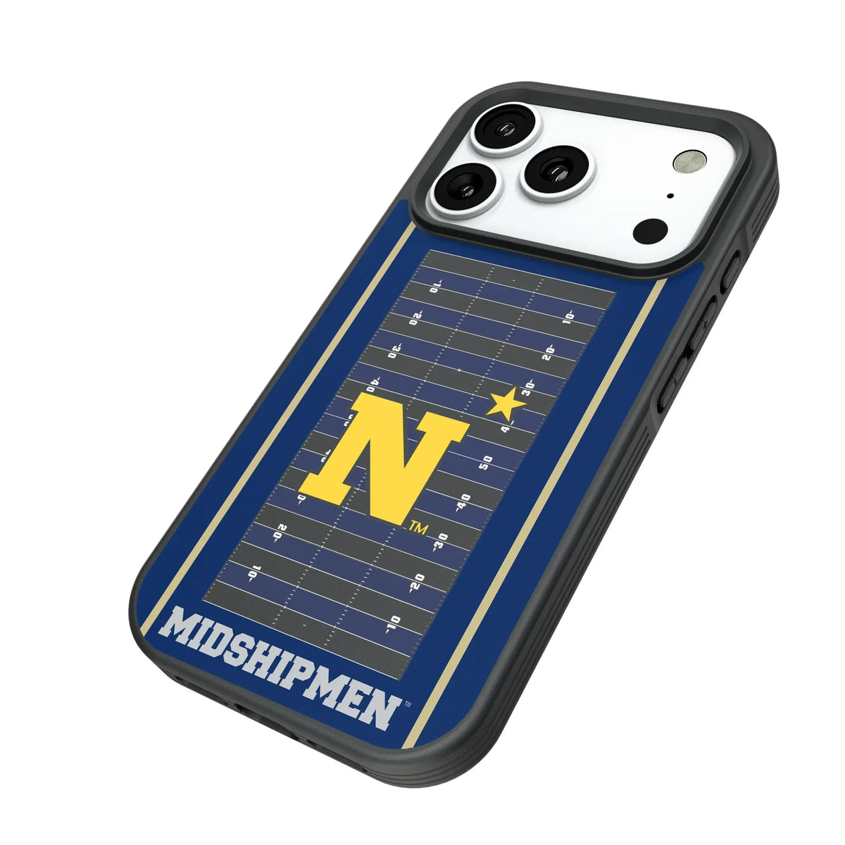 United State Naval Academy Midshipmen Field iPhone Bump Phone Case for Apple iPhone - Isometric View#Device_iPhone 18 Pro