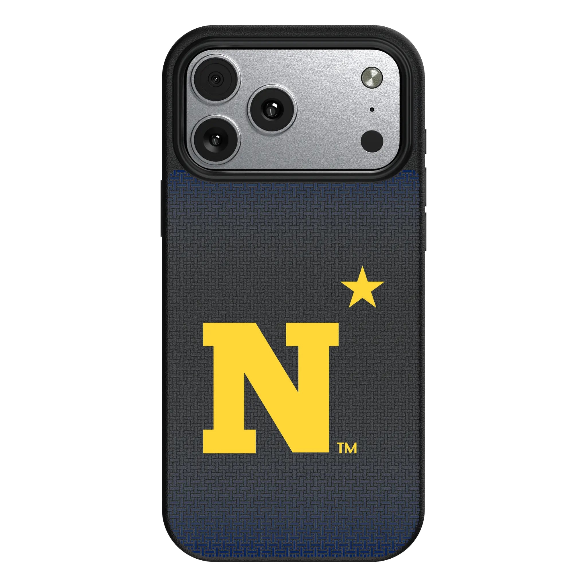 United State Naval Academy Midshipmen Linen iPhone MagSafe Compatible Phone Case for Apple iPhone#Device_iPhone 17 Pro Max