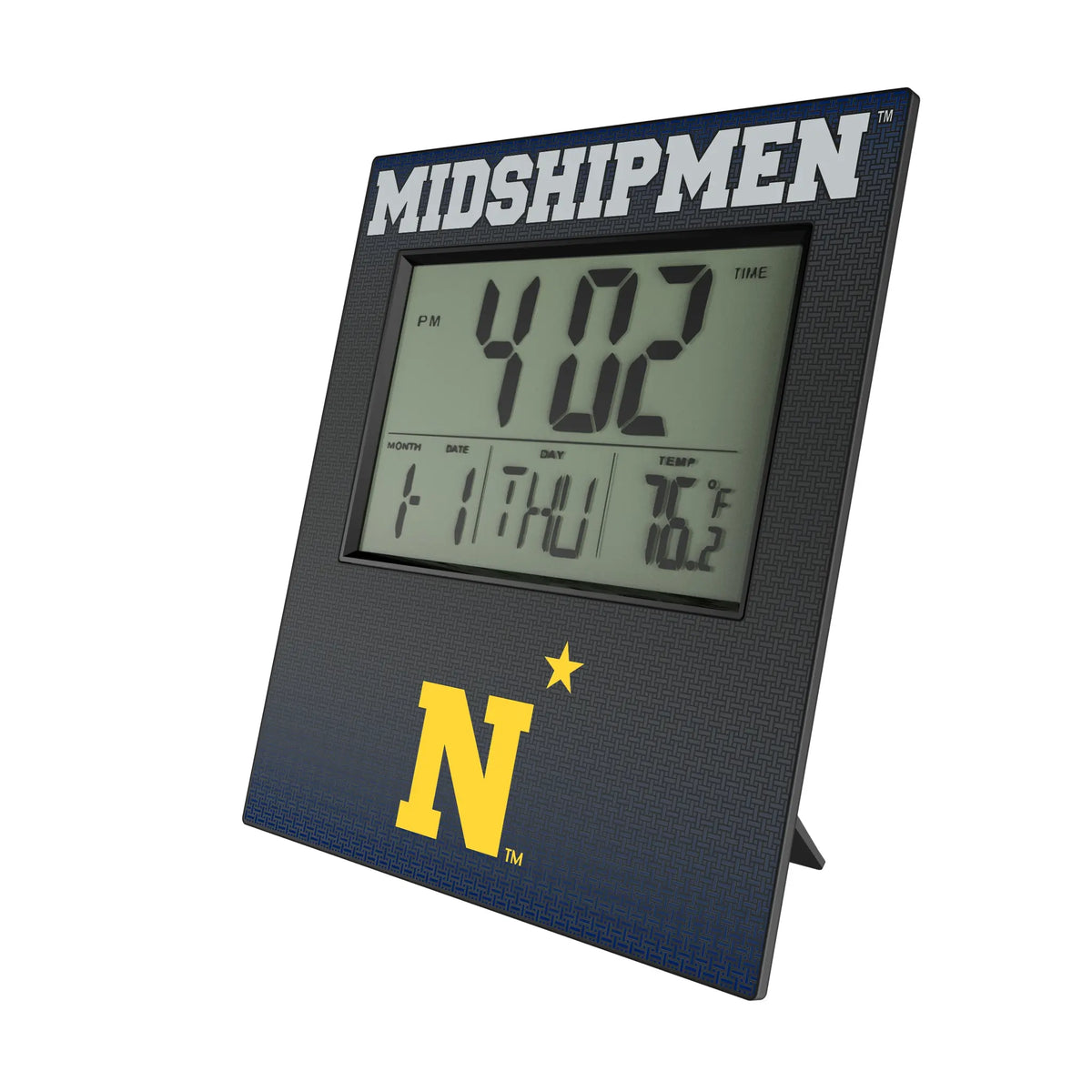 United State Naval Academy Midshipmen Linen Wall Clock