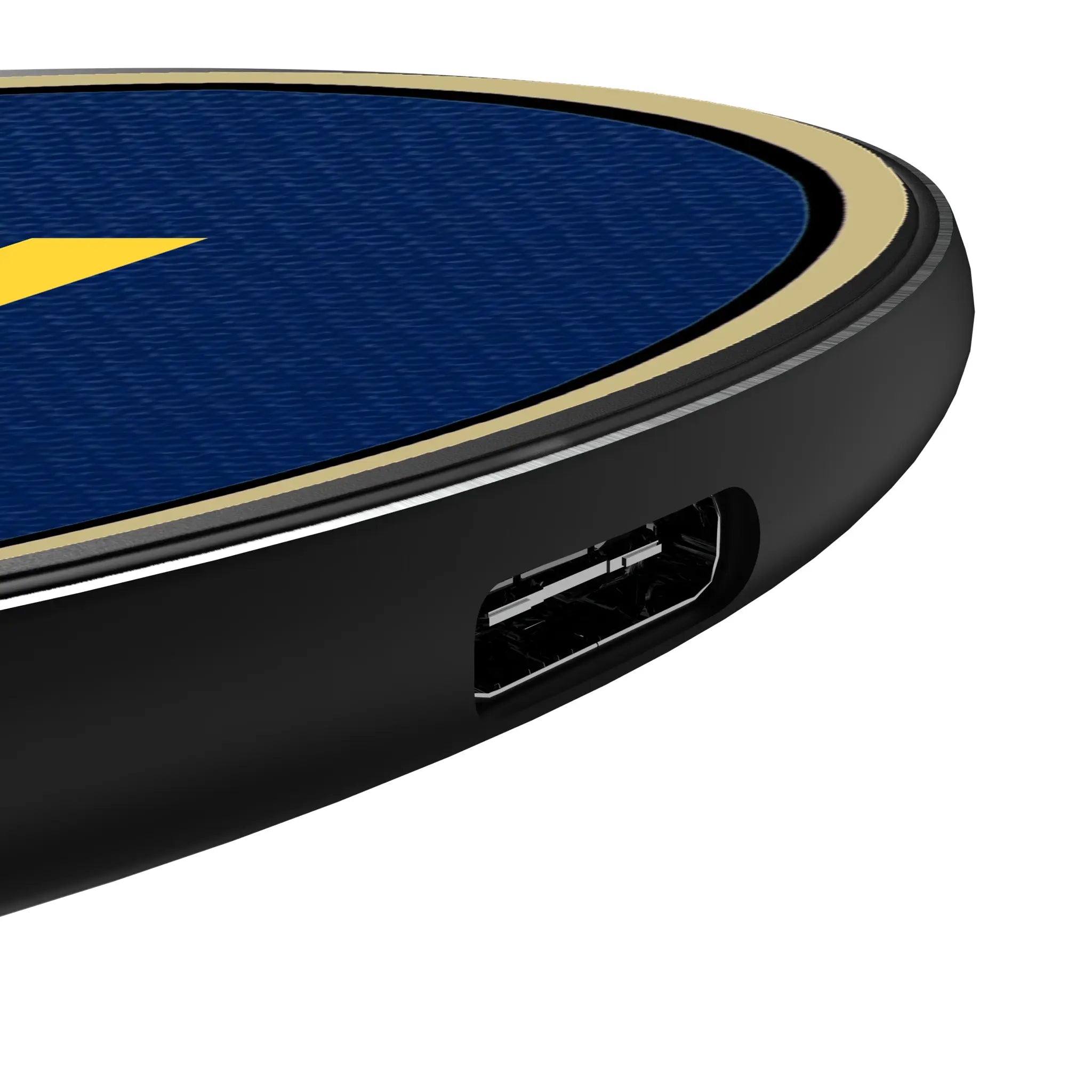 United State Naval Academy Midshipmen Personalized Endzone Solid 15-Watt Wireless Charger - Detail