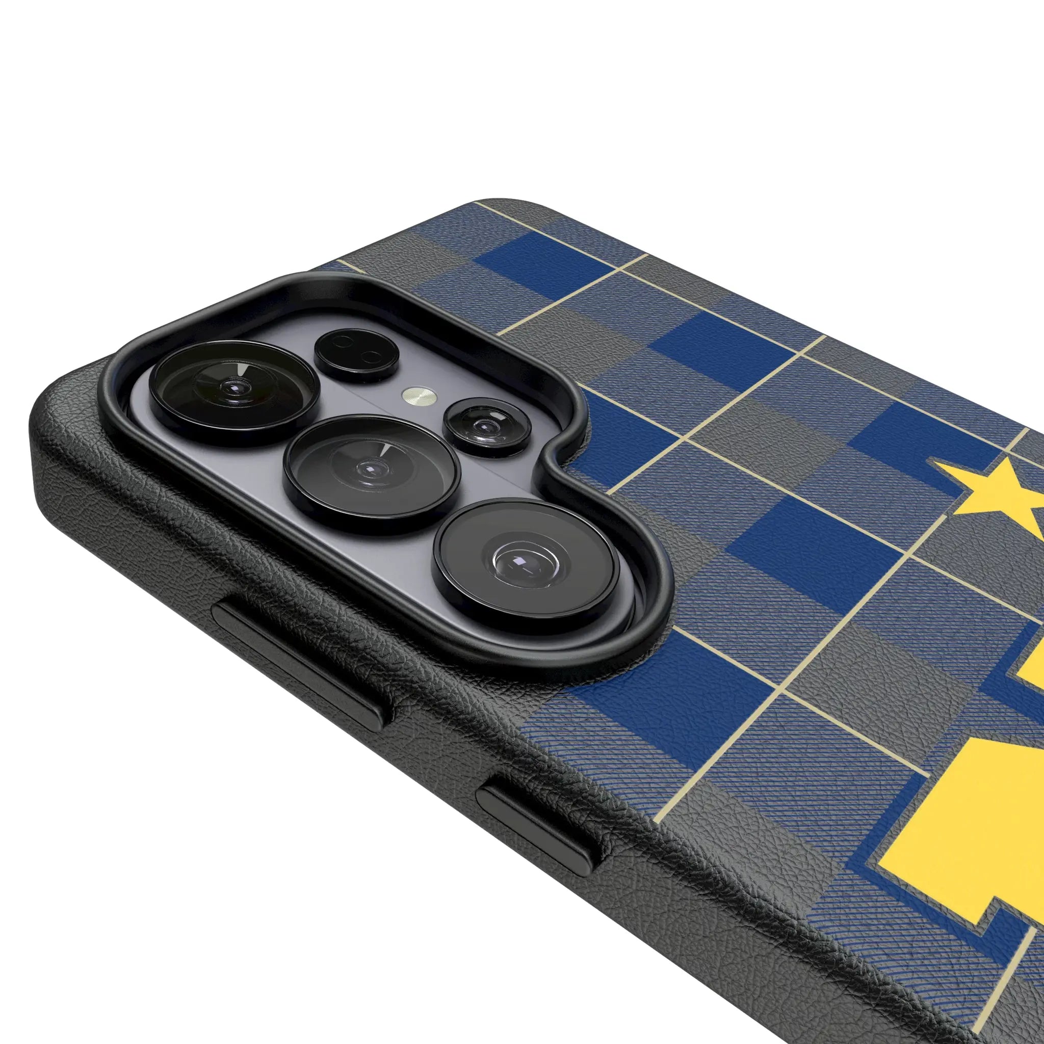 United State Naval Academy Midshipmen Plaid Galaxy MagSafe Compatible Phone Case for Samsung Galaxy - Detail#Device_Galaxy S26 Ultra