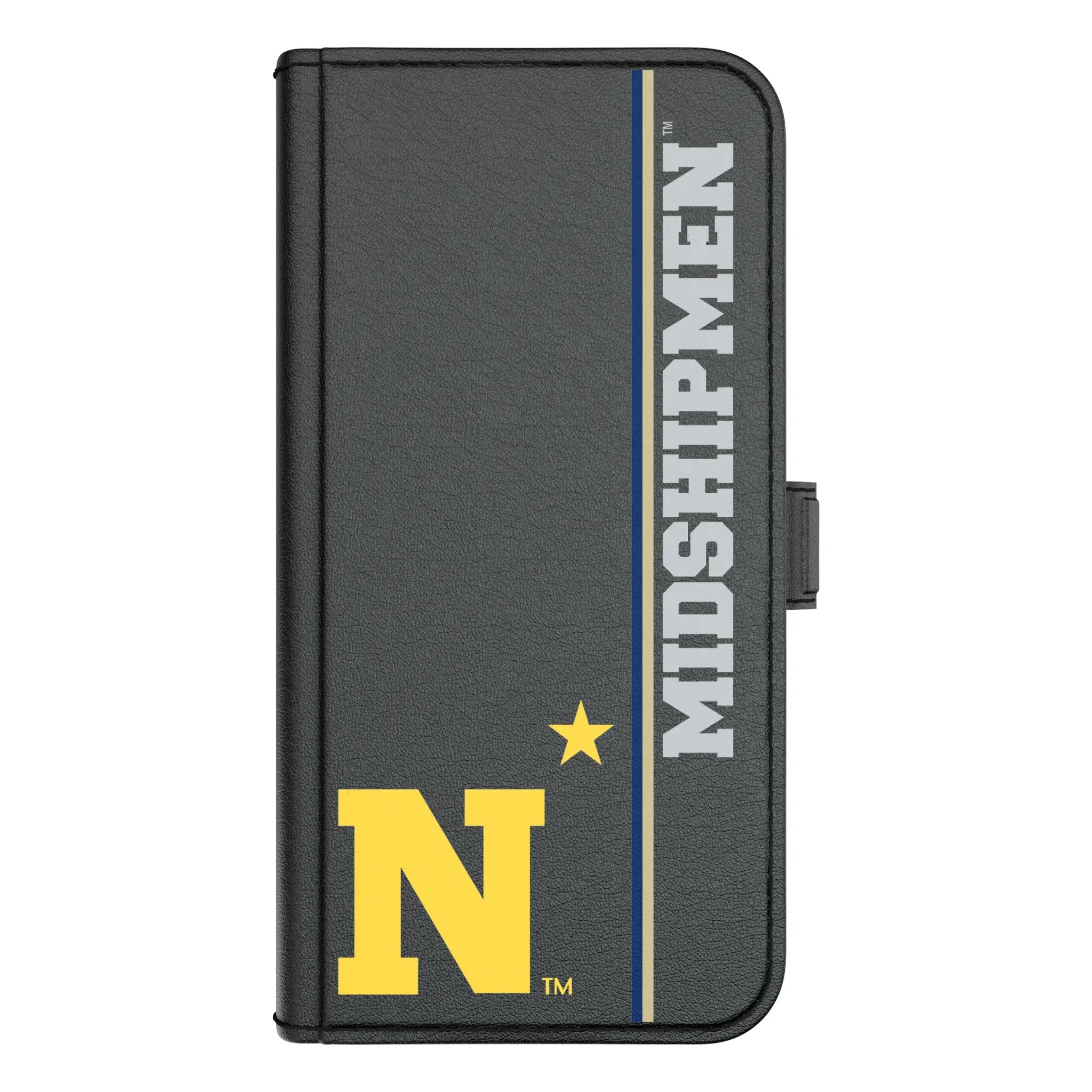United State Naval Academy Midshipmen Sidebar iPhone Folio Phone Case for Apple iPhone#Device_iPhone 17 Pro Max
