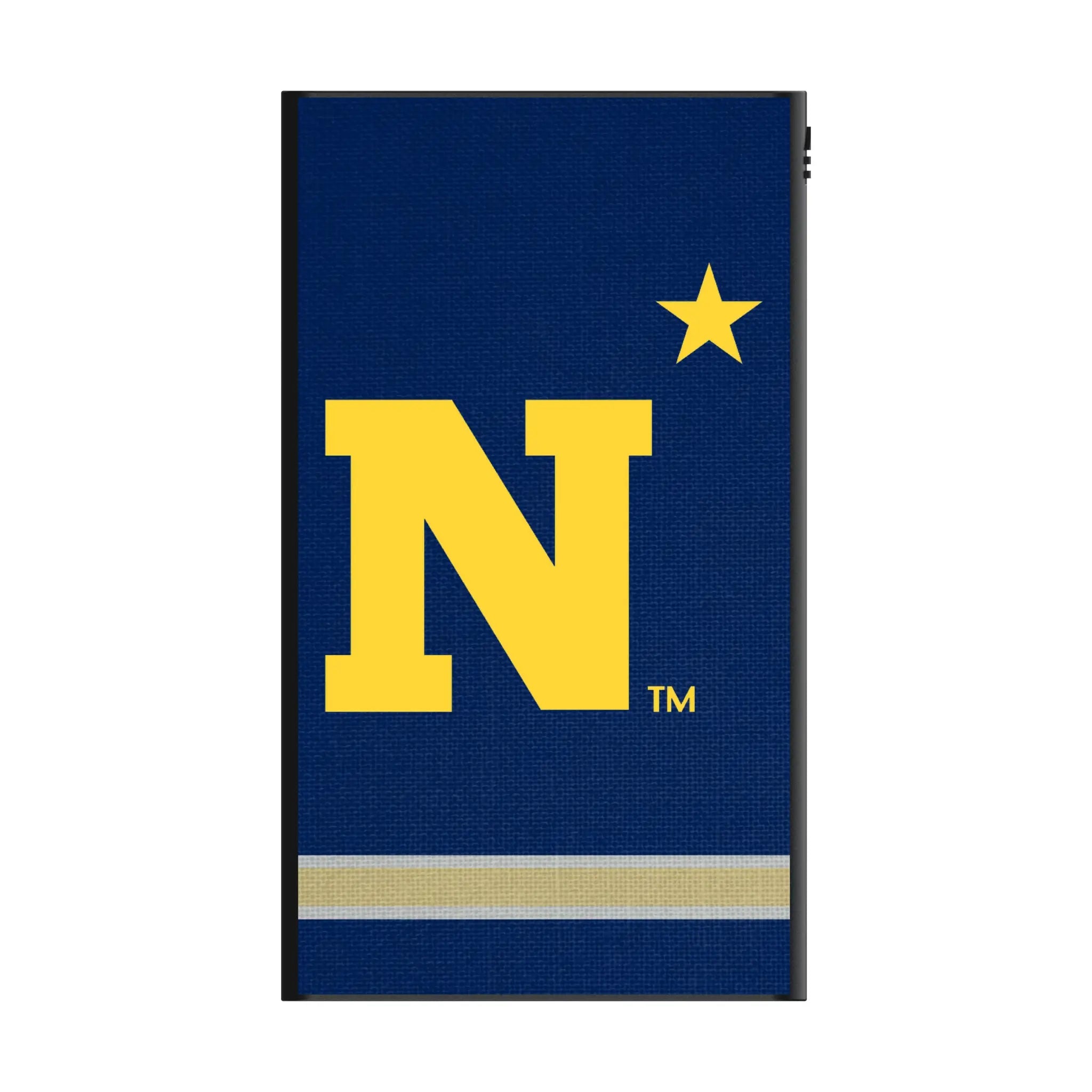 United State Naval Academy Midshipmen Stripe 5000mAh Flat Power Bank