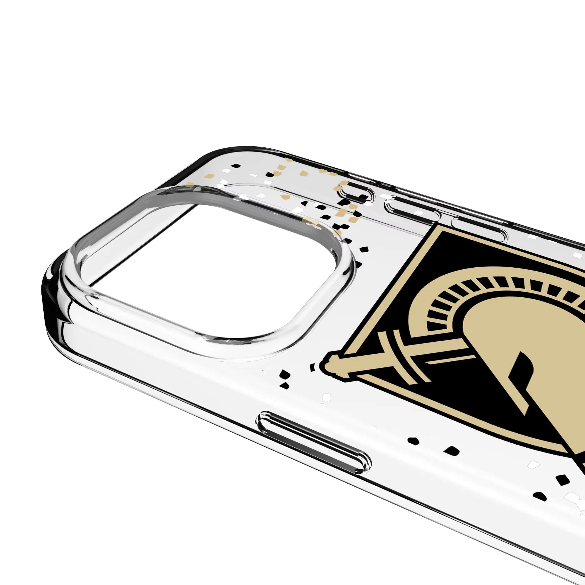 United States Military Academy Black Knights Confetti iPhone Clear Phone Case for Apple iPhone - Detail
