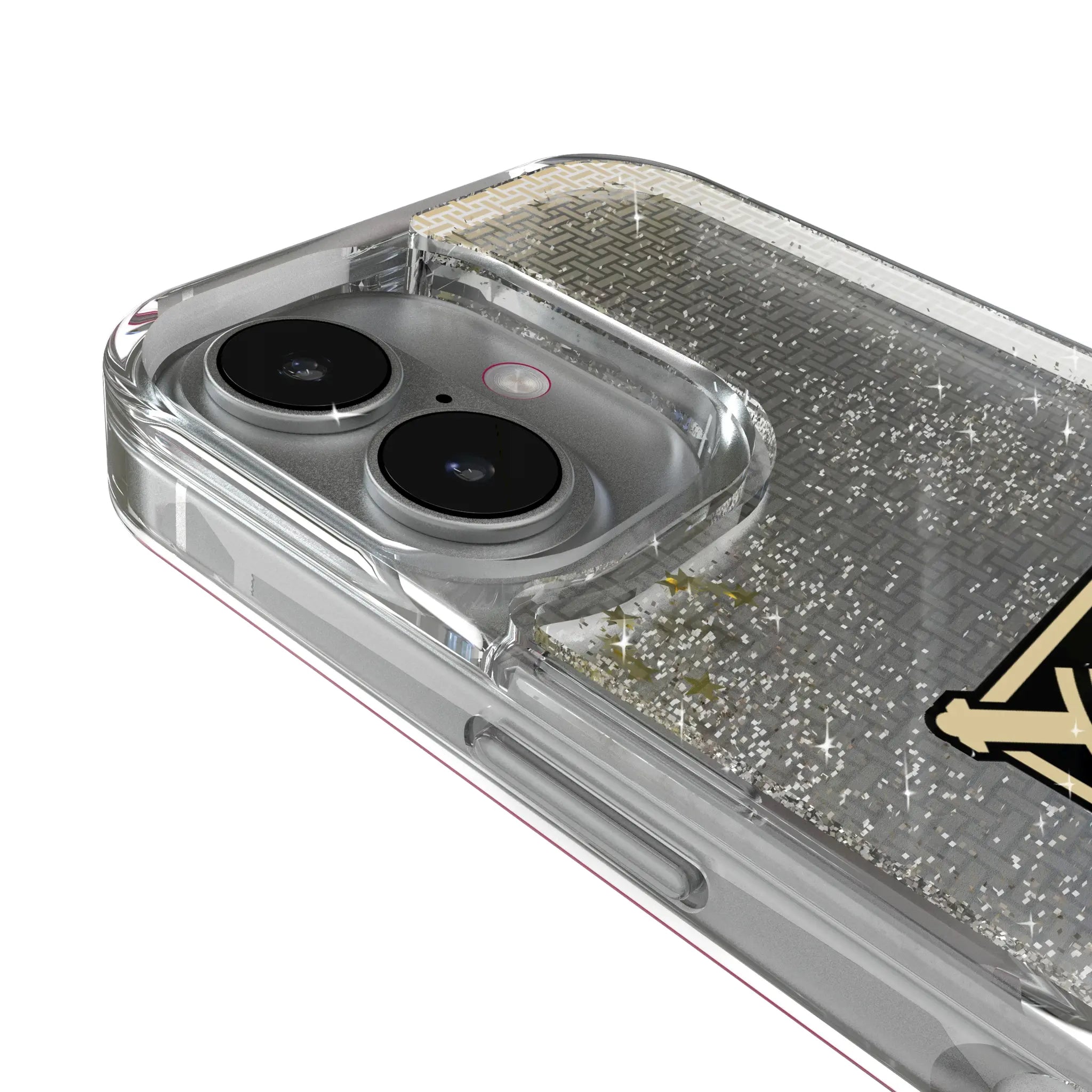 United States Military Academy Black Knights Linen iPhone Glitter Phone Case for Apple iPhone - Detail