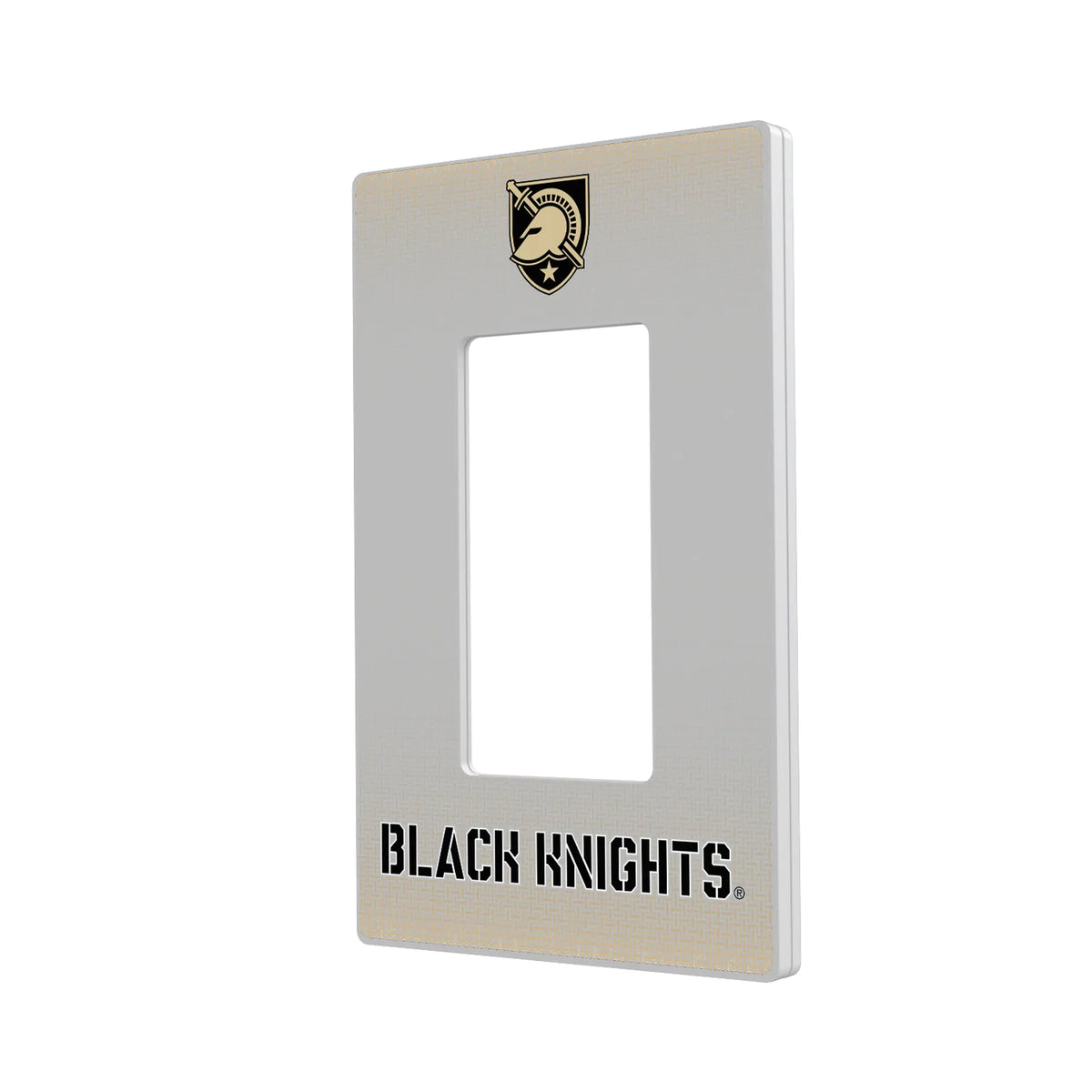 United States Military Academy Black Knights Linen Hidden-Screw Light Switch Plate#Style_Single Rocker