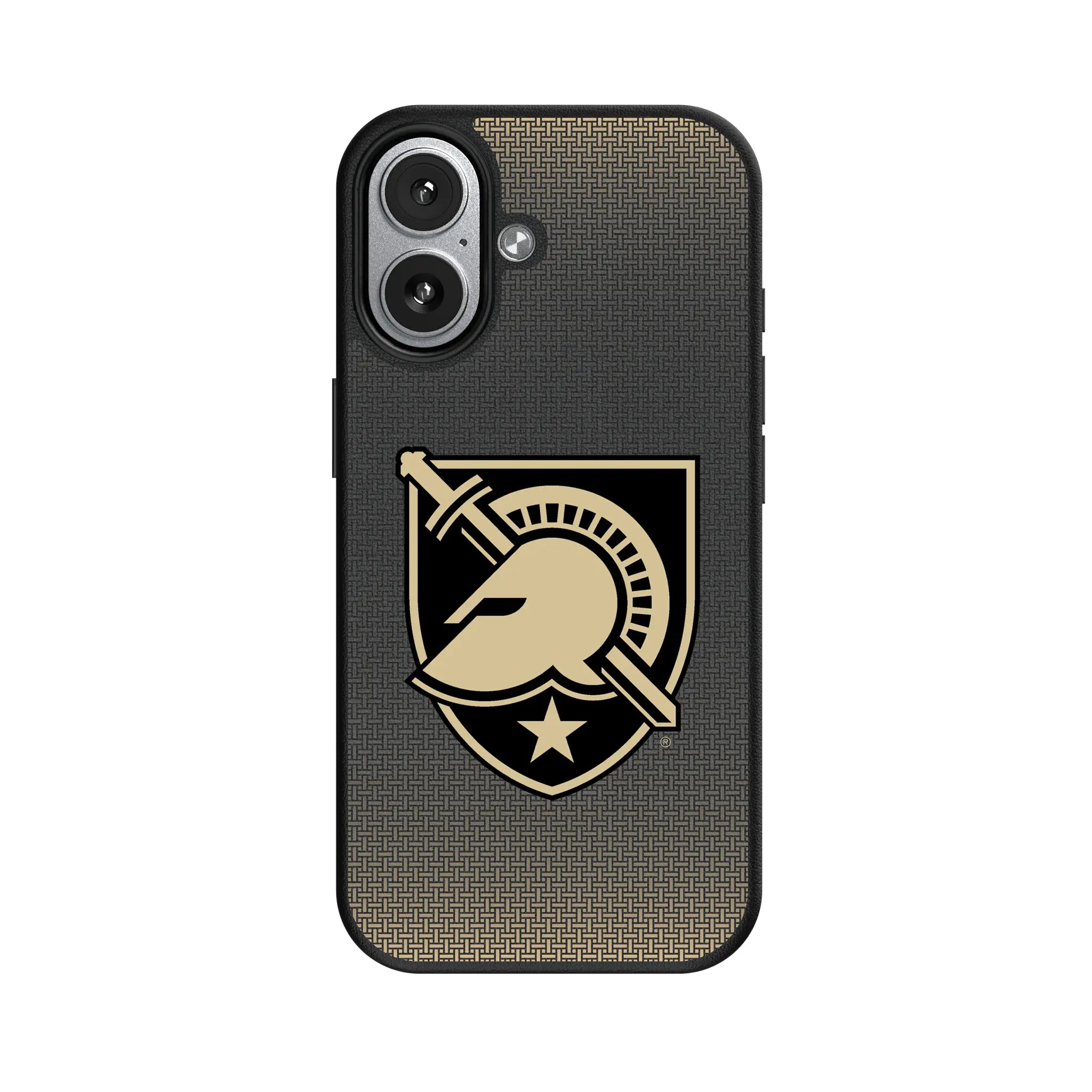 United States Military Academy Black Knights Linen iPhone MagSafe Compatible Phone Case for Apple iPhone#Device_iPhone 17