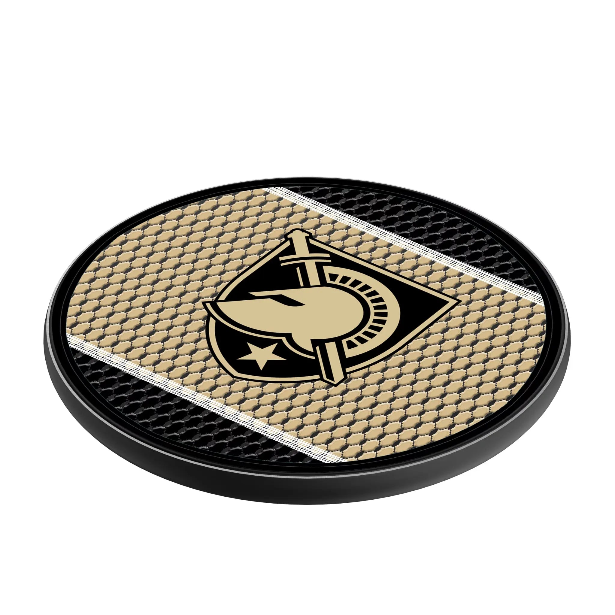 United States Military Academy Black Knights Mesh 15-Watt Wireless Charger - Isometric View