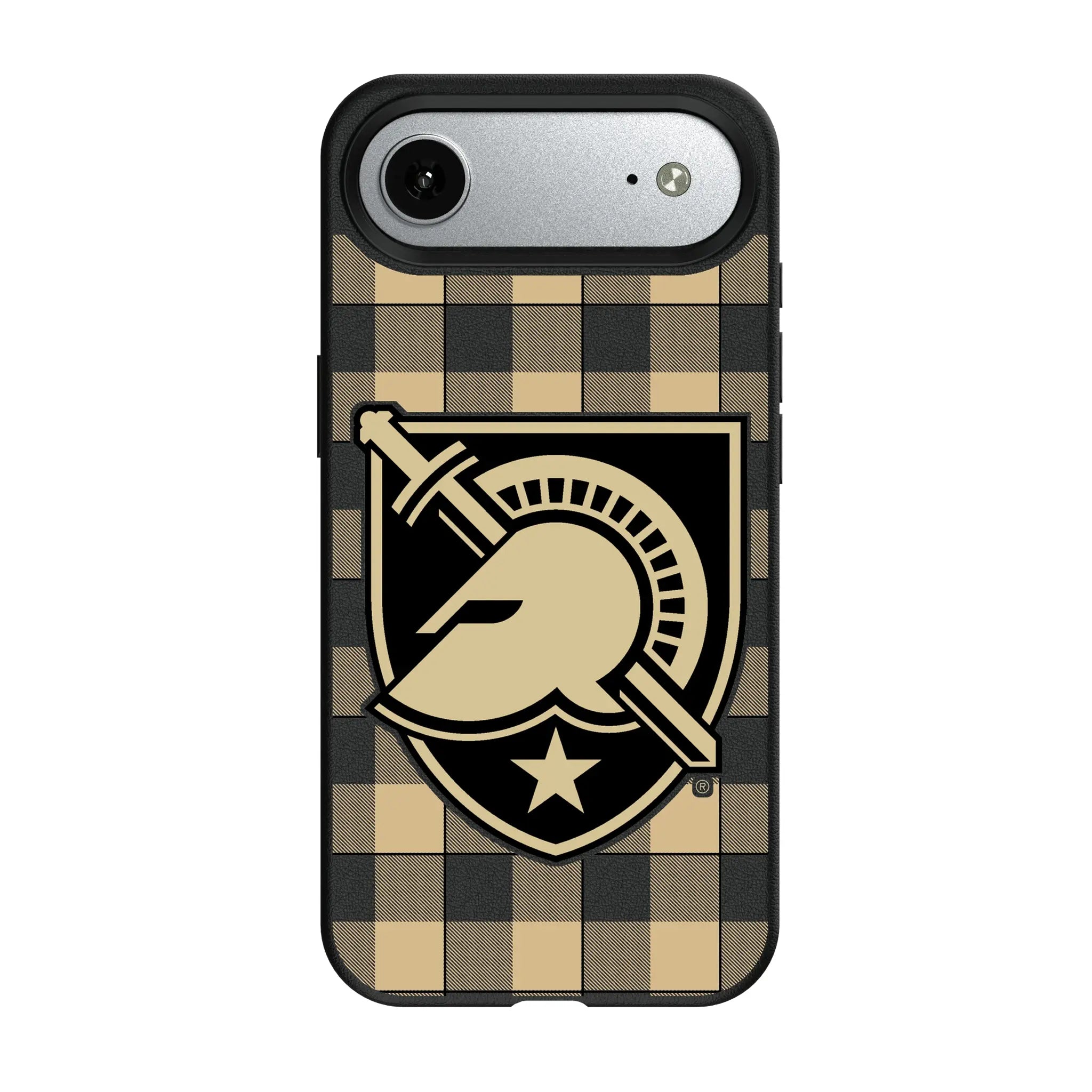 United States Military Academy Black Knights Plaid iPhone MagSafe Compatible Phone Case for Apple iPhone#Device_iPhone Air