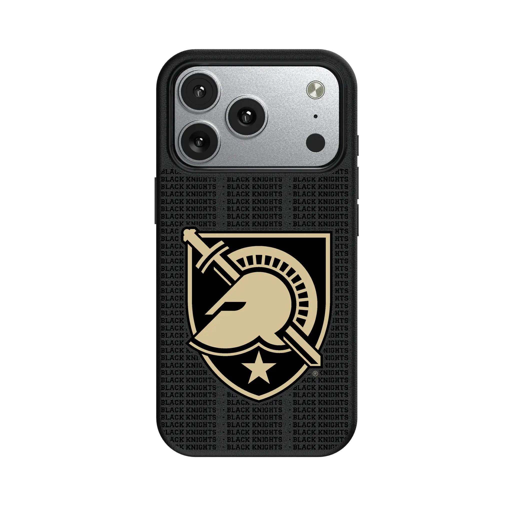 United States Military Academy Black Knights Text Backdrop iPhone MagSafe Compatible Phone Case for Apple iPhone#Device_iPhone 17 Pro