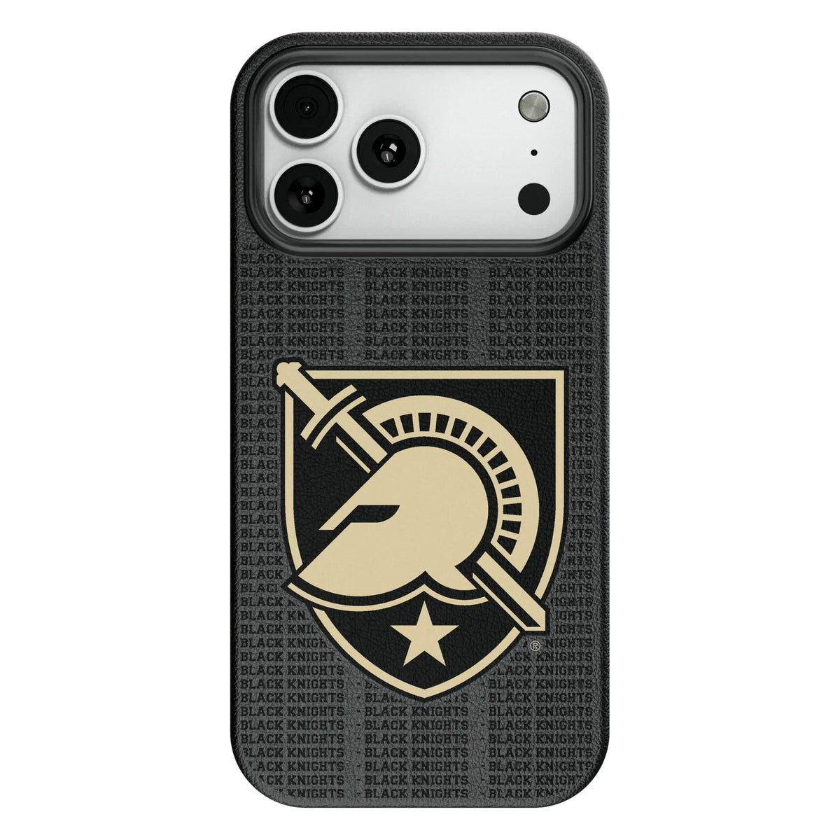 United States Military Academy Black Knights Text Backdrop MagSafe Compatible Phone Case for Apple iPhone