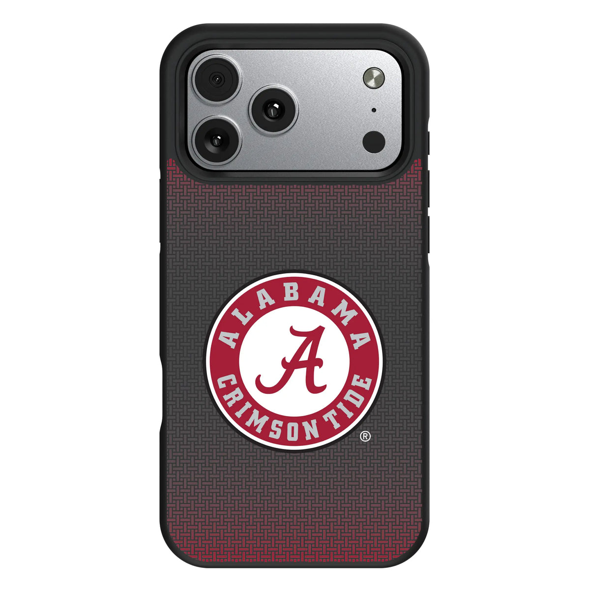 University of Alabama Crimson Tide Linen iPhone Bump Phone Case for Apple iPhone#Device_iPhone 17 Pro Max
