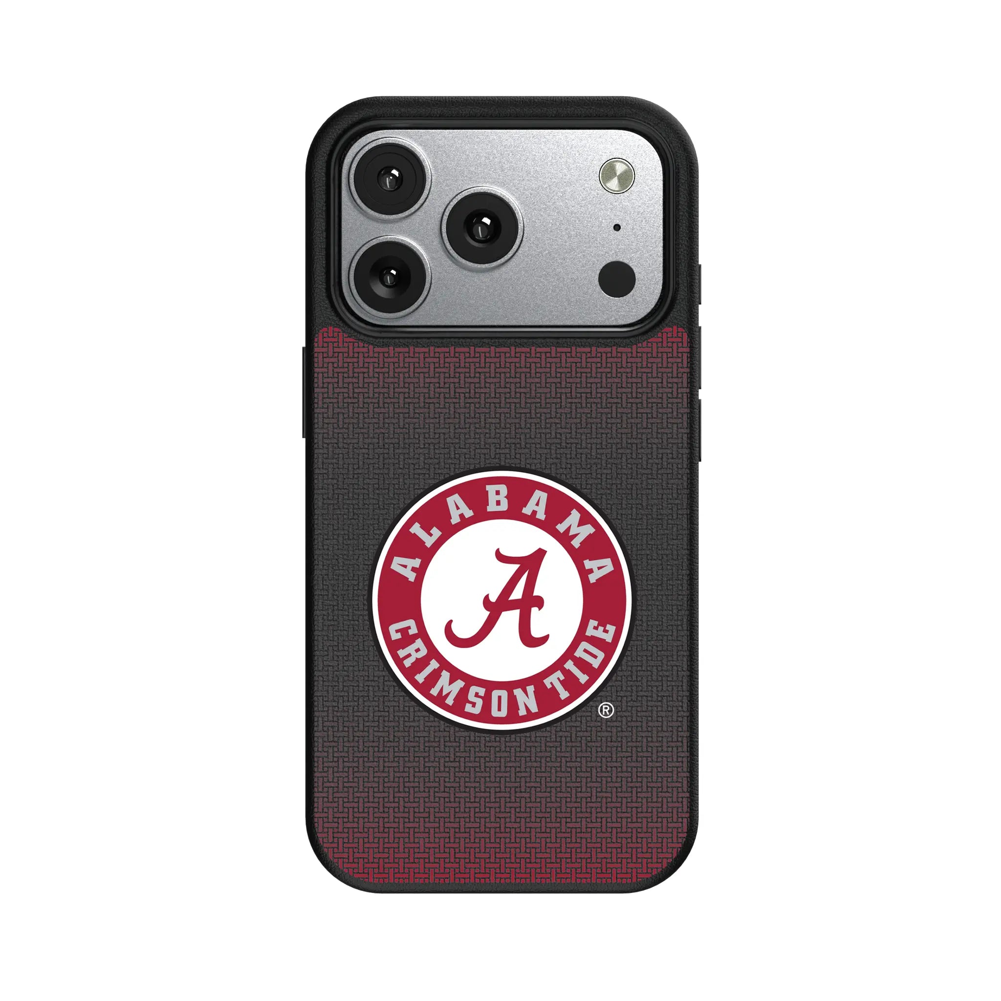 University of Alabama Crimson Tide Linen iPhone MagSafe Compatible Phone Case for Apple iPhone#Device_iPhone 17 Pro