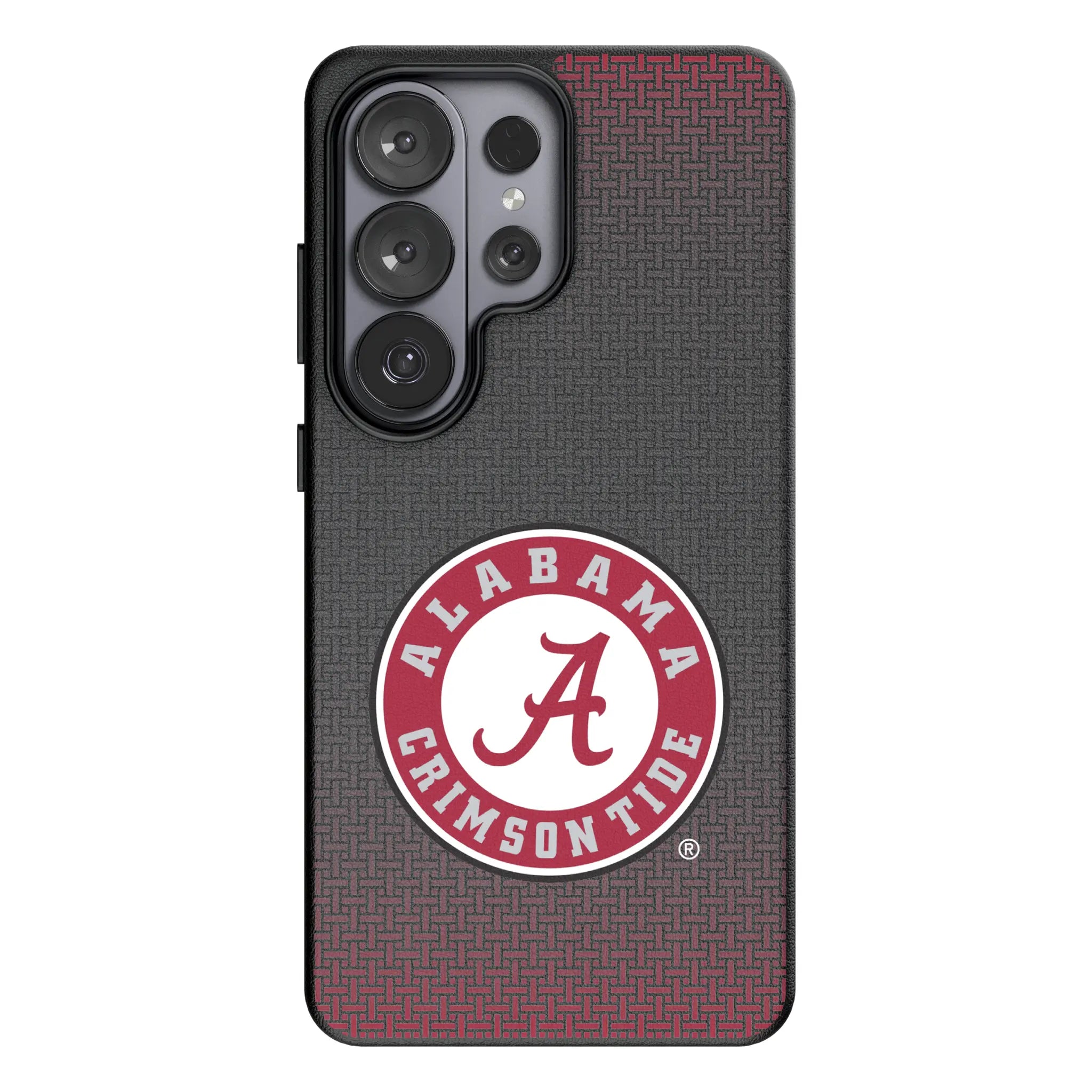 University of Alabama Crimson Tide Linen Galaxy MagSafe Compatible Phone Case for Samsung Galaxy#Device_Galaxy S26 Ultra