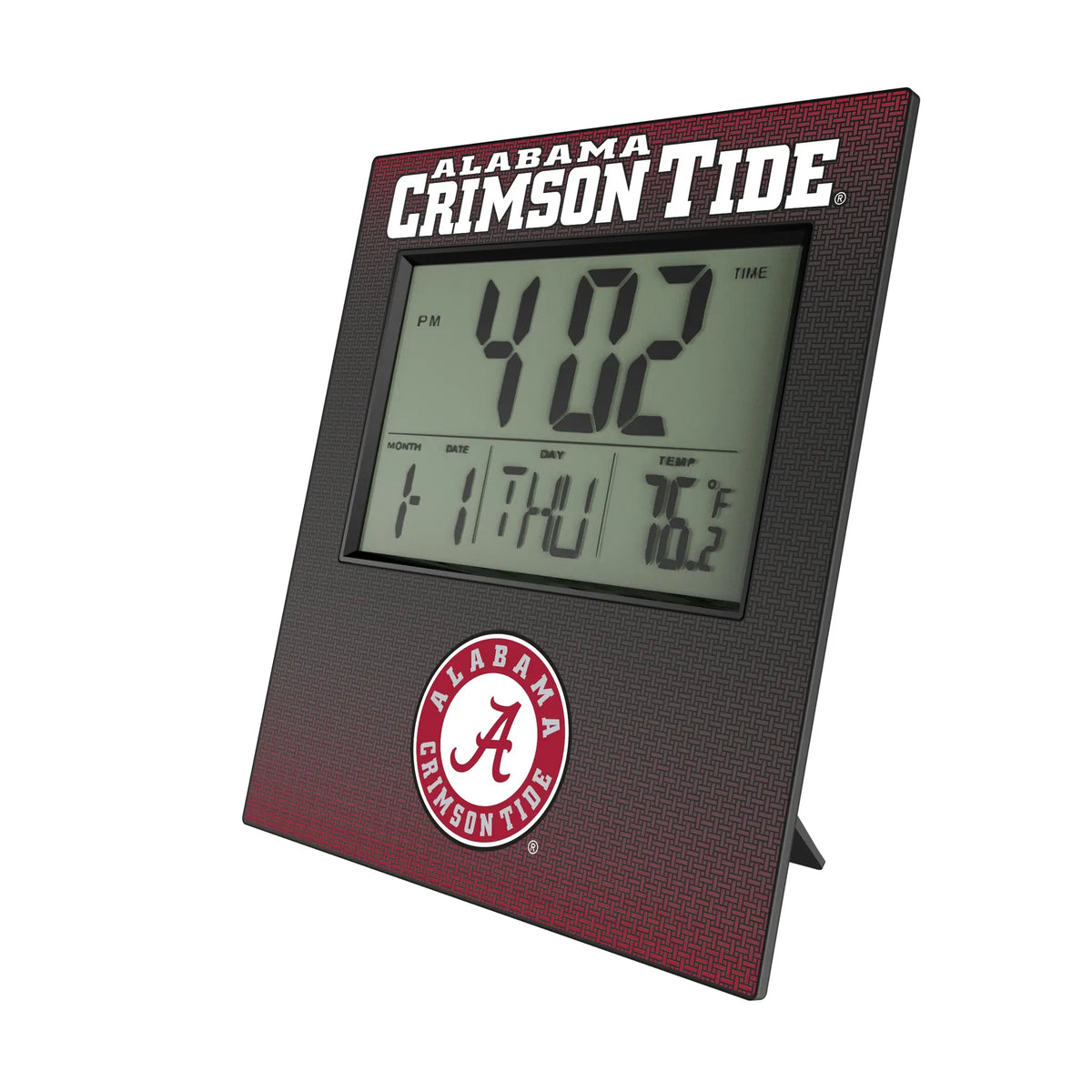 University of Alabama Crimson Tide Linen Wall Clock