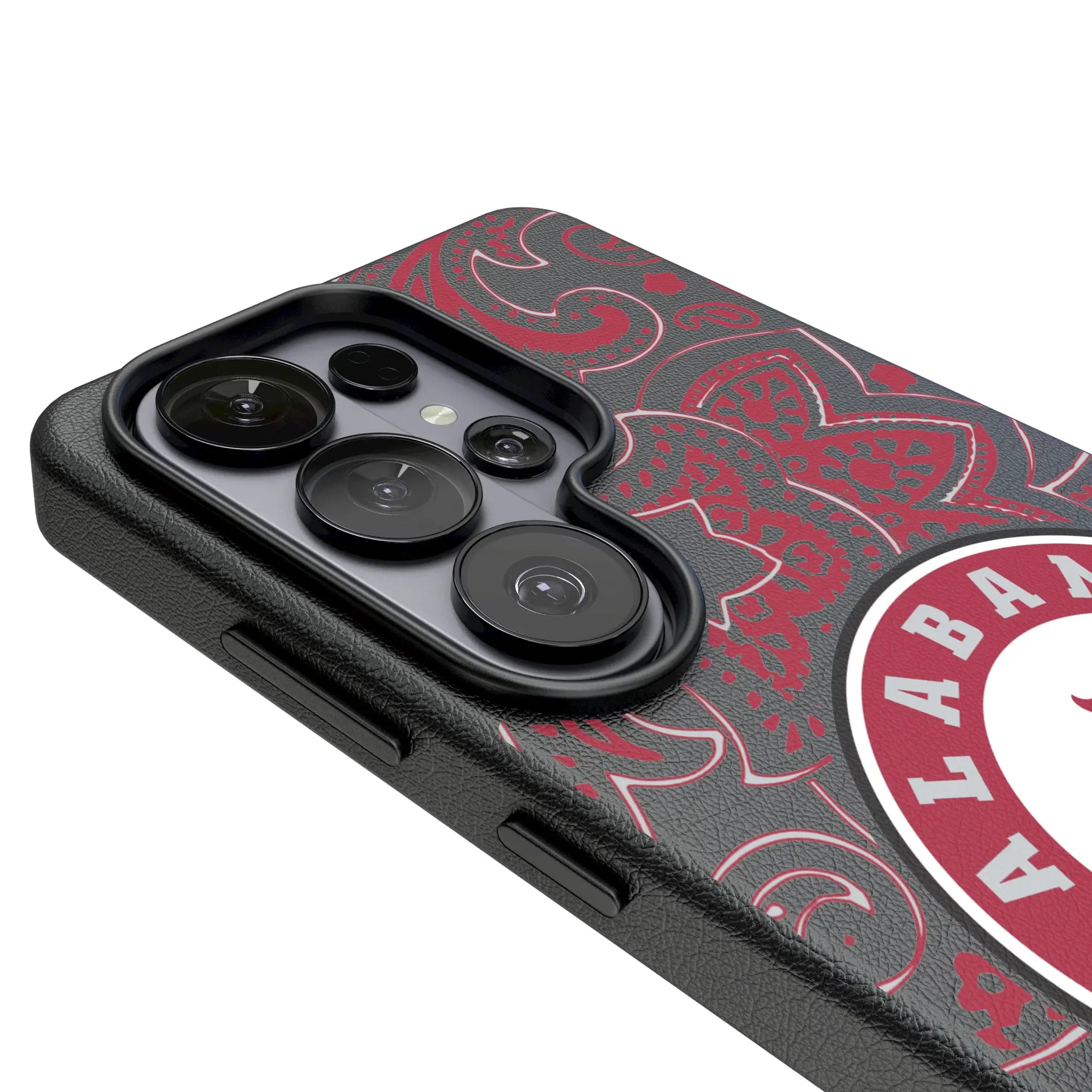 University of Alabama Crimson Tide Paisley Galaxy MagSafe Compatible Phone Case for Samsung Galaxy - Detail#Device_Galaxy S26 Ultra