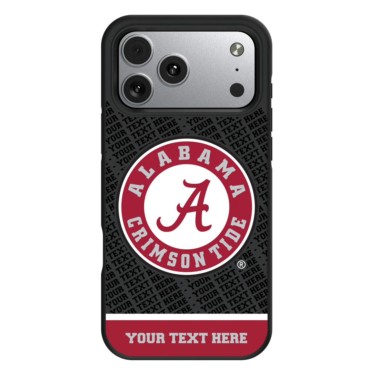 University of Alabama Crimson Tide Personalized EndZone Plus iPhone Bump Phone Case for Apple iPhone#Device_iPhone 17 Pro Max