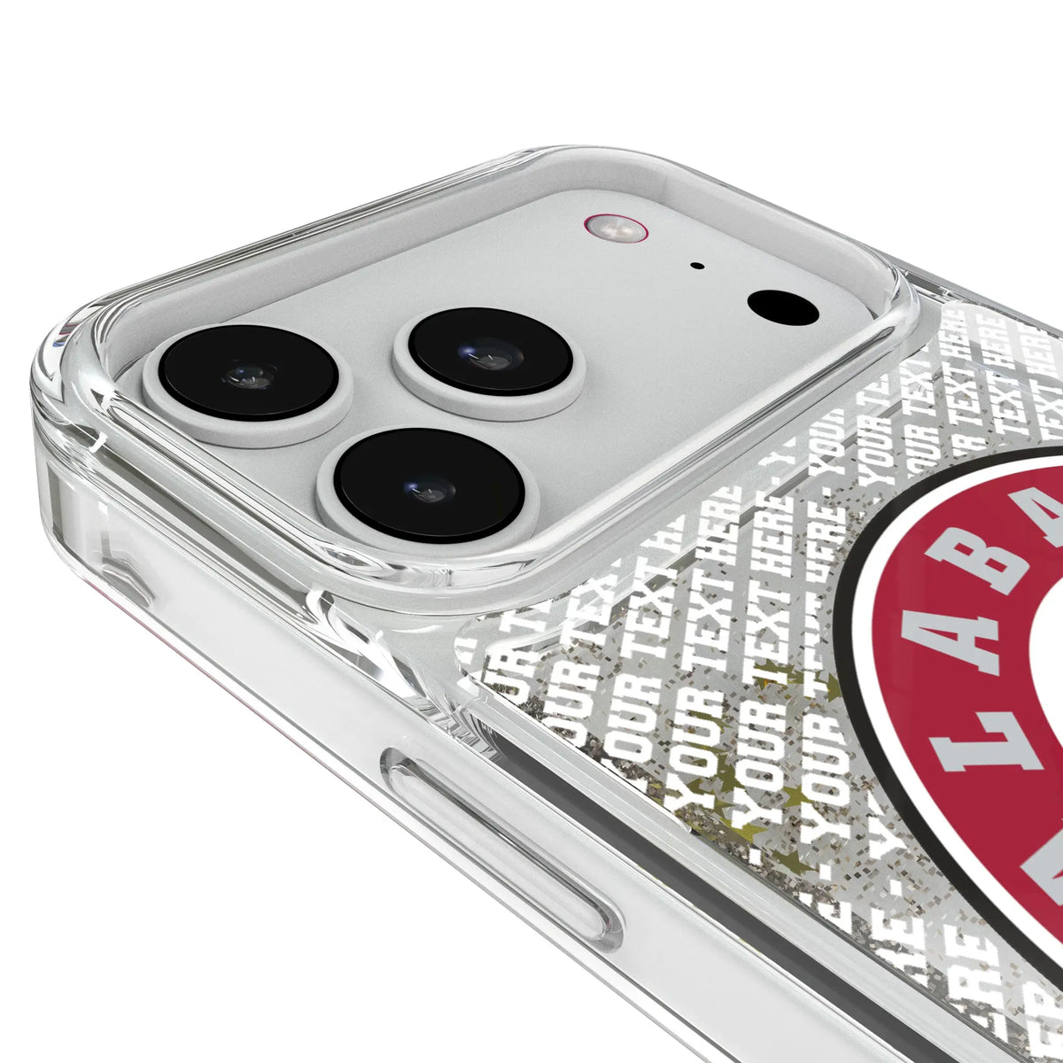 University of Alabama Crimson Tide Personalized EndZone Plus iPhone Glitter Phone Case for Apple iPhone - Detail#Device_iPhone 18 Pro Max