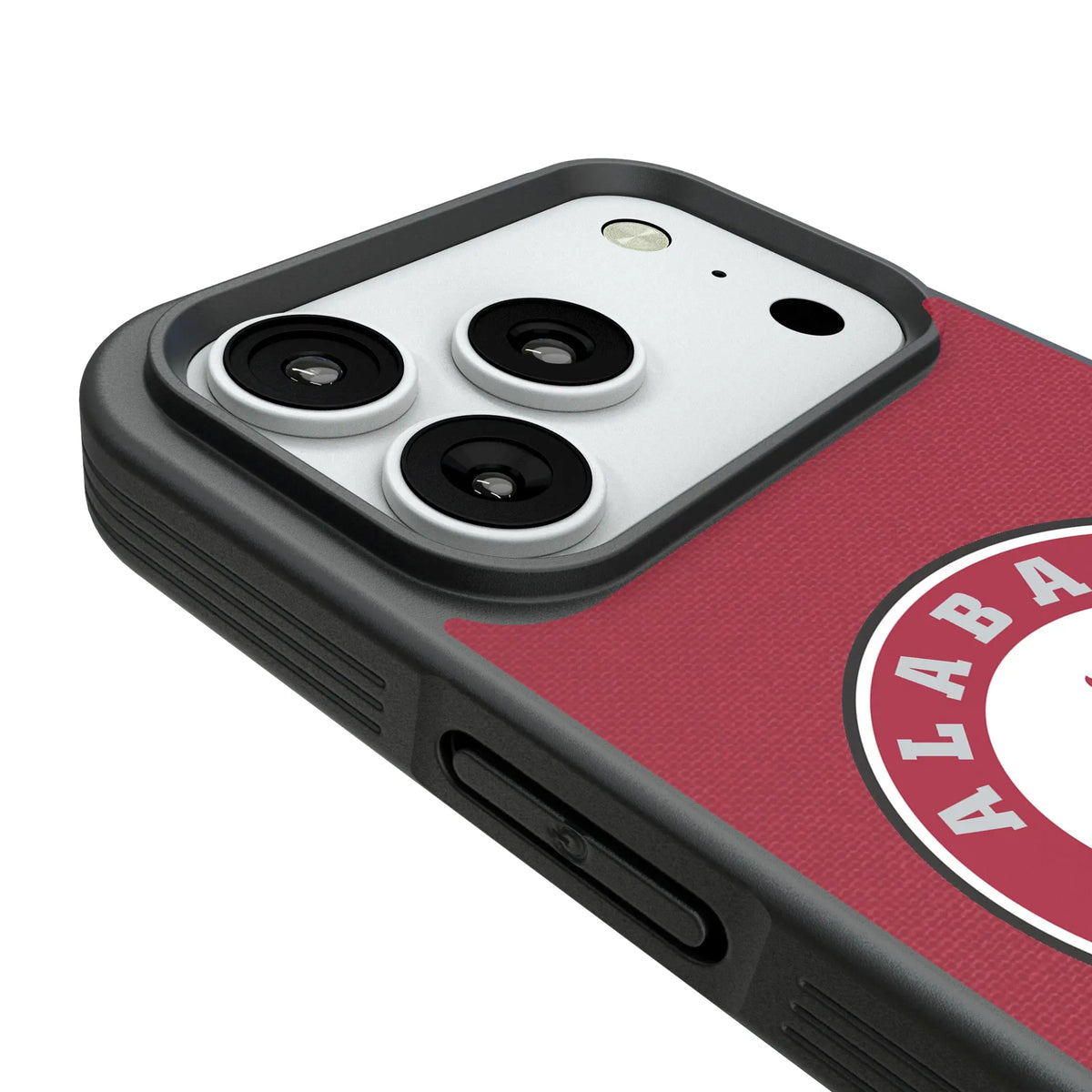 University of Alabama Crimson Tide Personalized Stripe iPhone Bump Phone Case for Apple iPhone - Detail#Device_iPhone 18 Pro