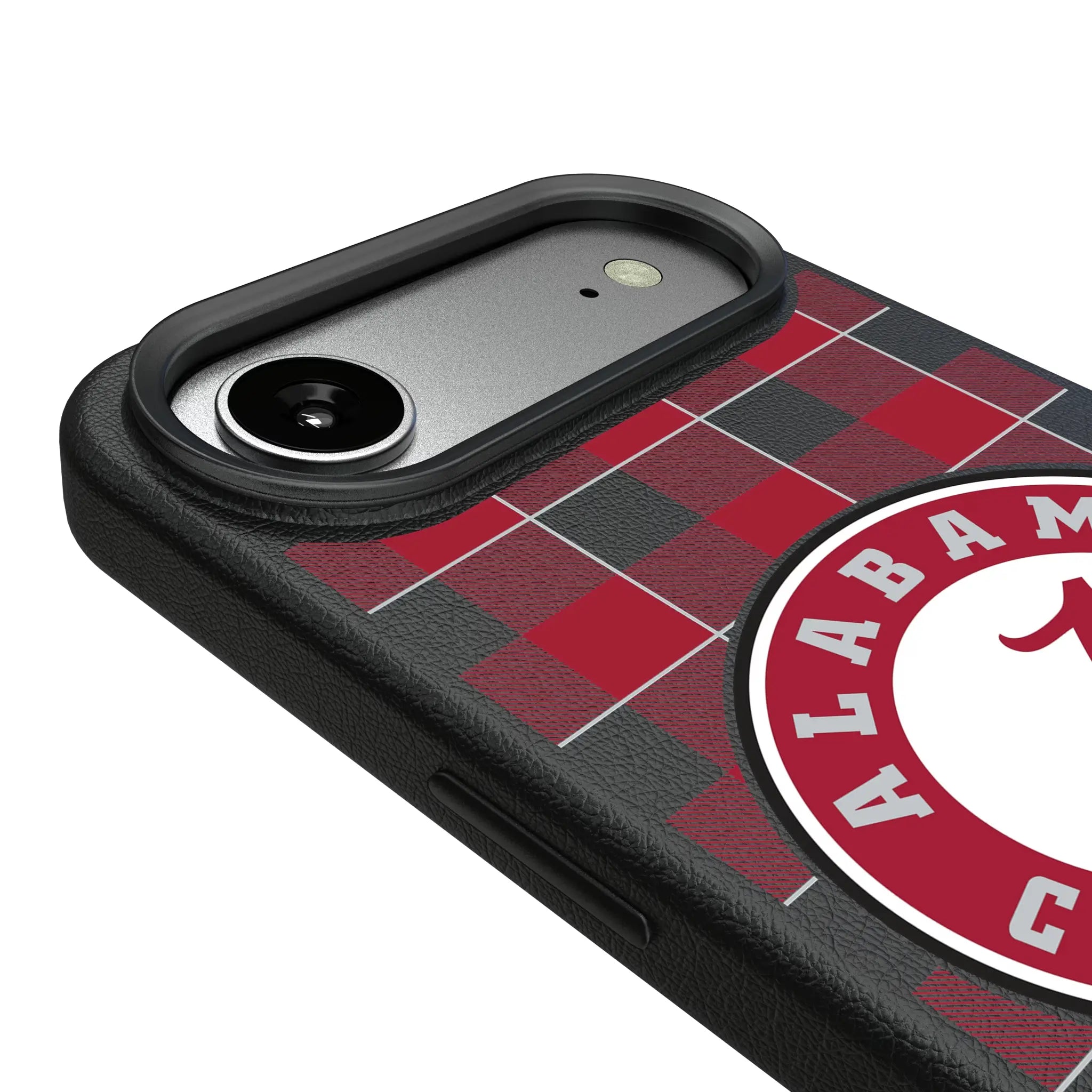 University of Alabama Crimson Tide Plaid iPhone MagSafe Compatible Phone Case for Apple iPhone - Detail#Device_iPhone Air