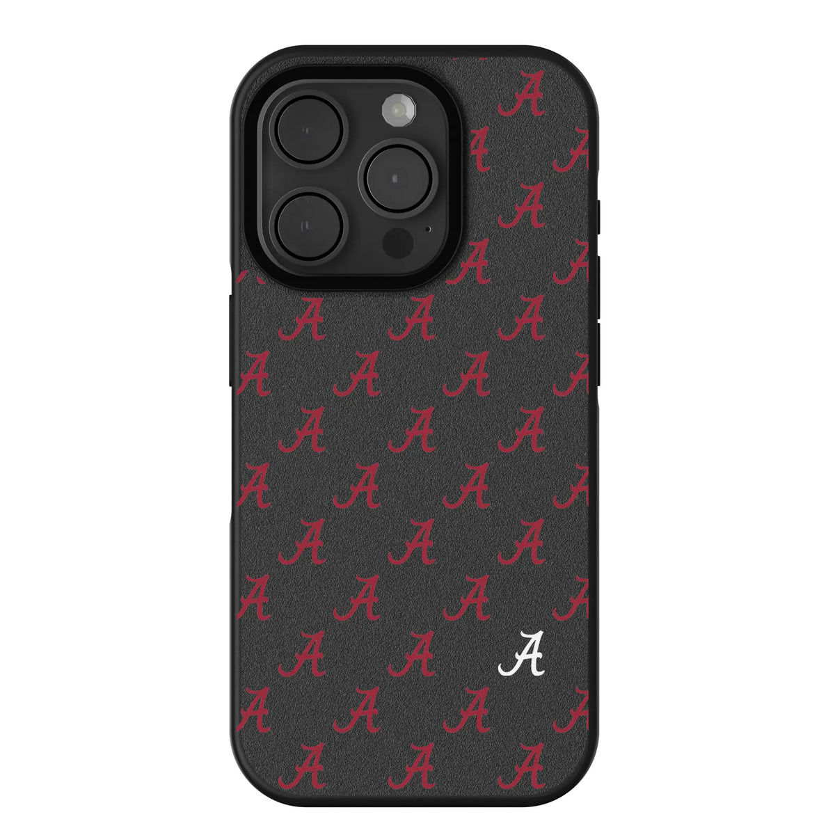 University of Alabama Crimson Tide Script A Fashion Pattern iPhone Bump Phone Case for Apple iPhone