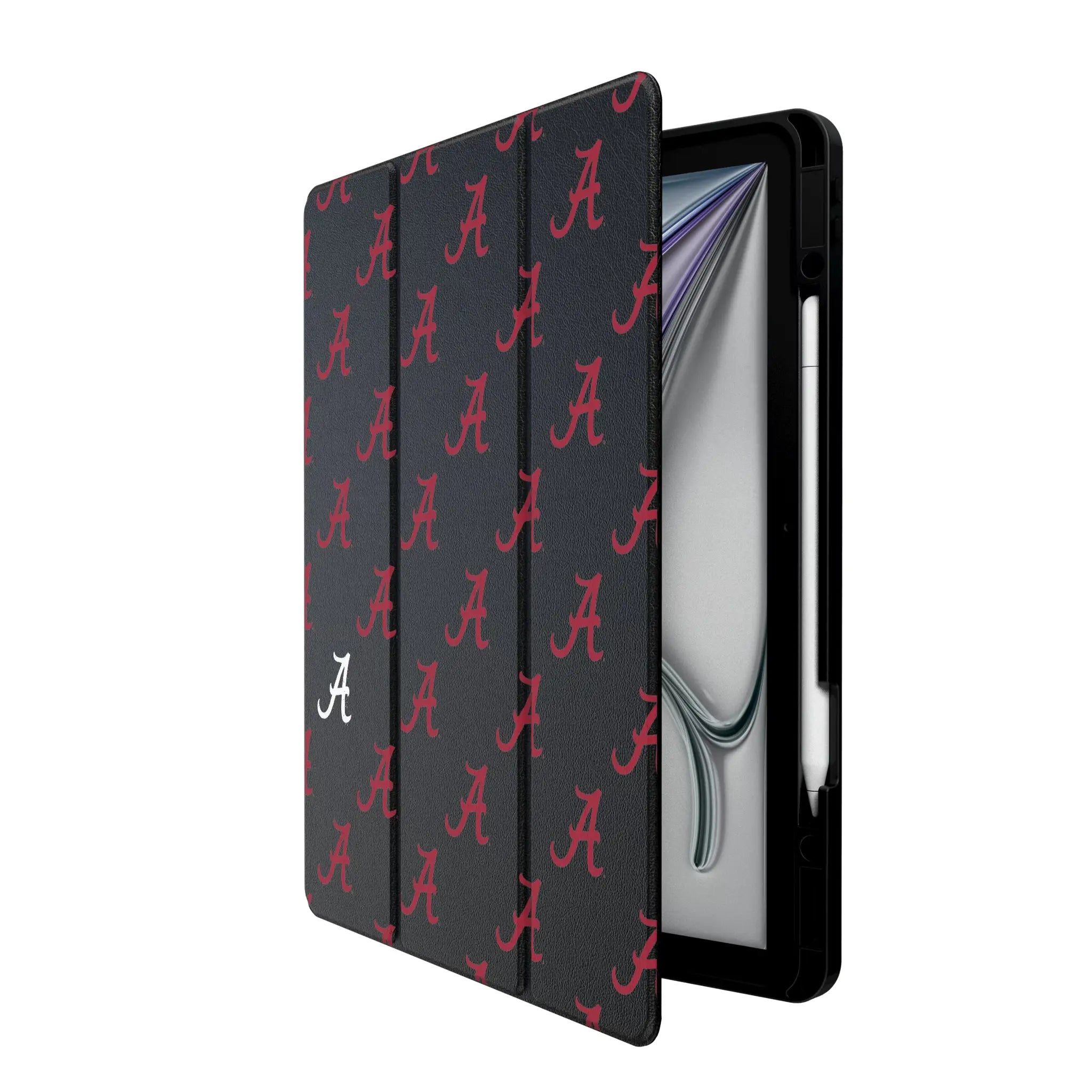 University of Alabama Crimson Tide Script A Fashion Pattern iPad Tablet Case for Apple iPad