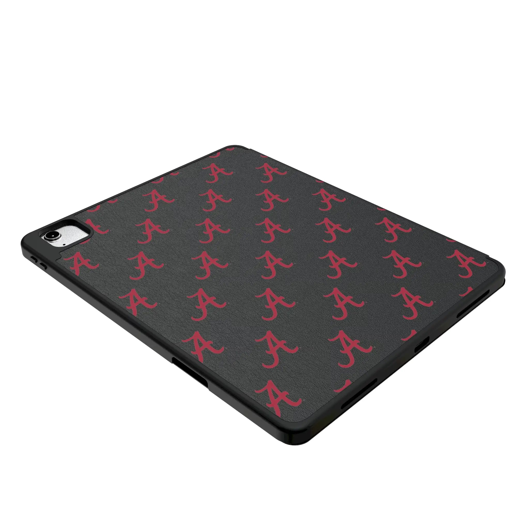 University of Alabama Crimson Tide Script A Fashion Pattern iPad Tablet Case for Apple iPad - Isometric View