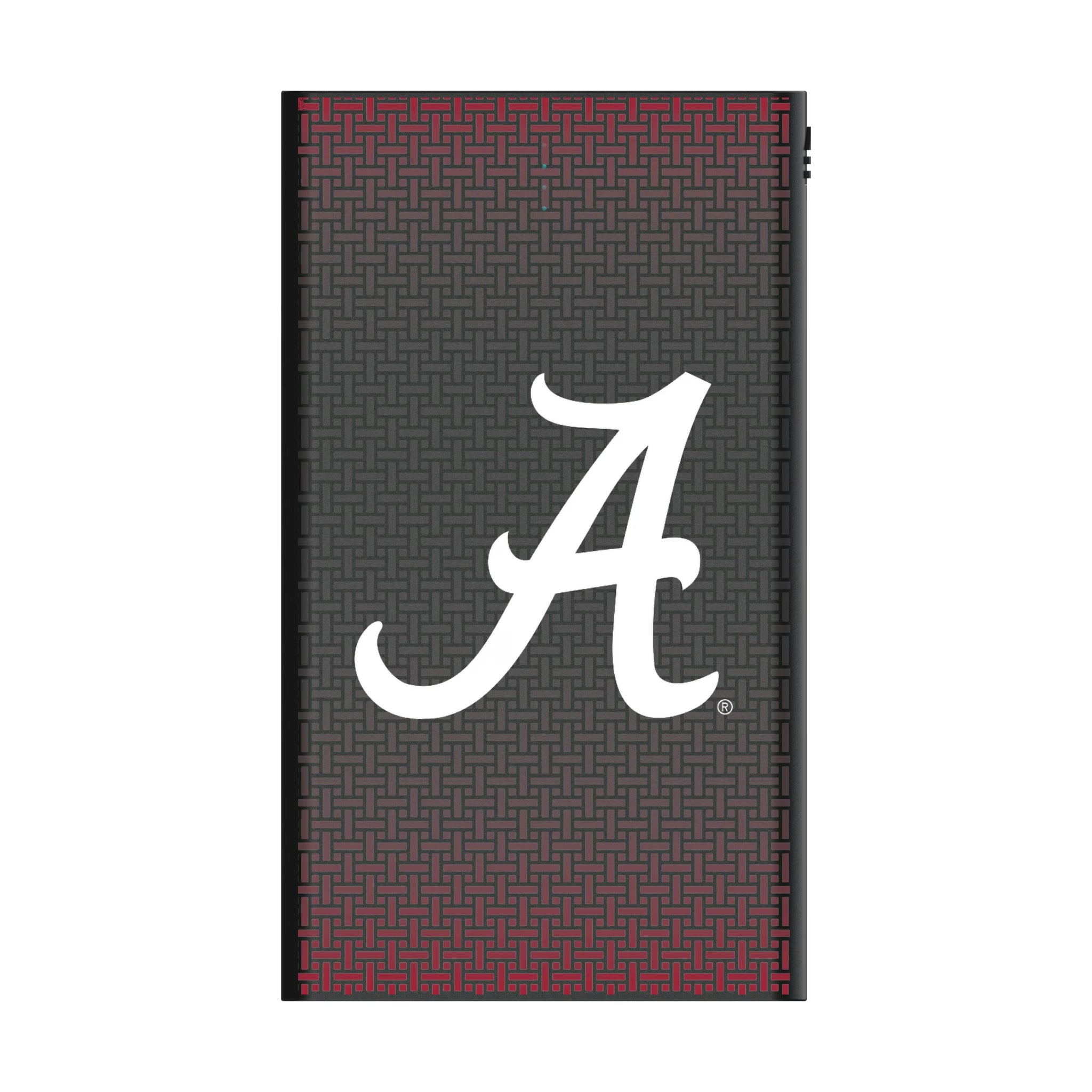 University of Alabama Crimson Tide Script A Linen 5000mAh Flat Powerbank