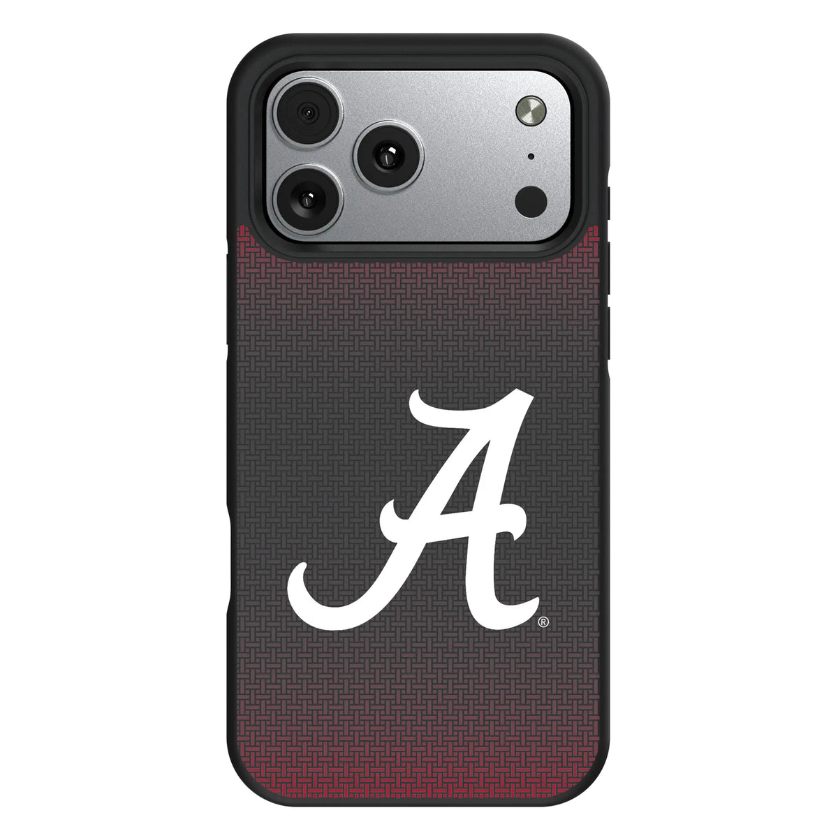 University of Alabama Crimson Tide Script A Linen iPhone Bump Phone Case for Apple iPhone#Device_iPhone 17 Pro Max