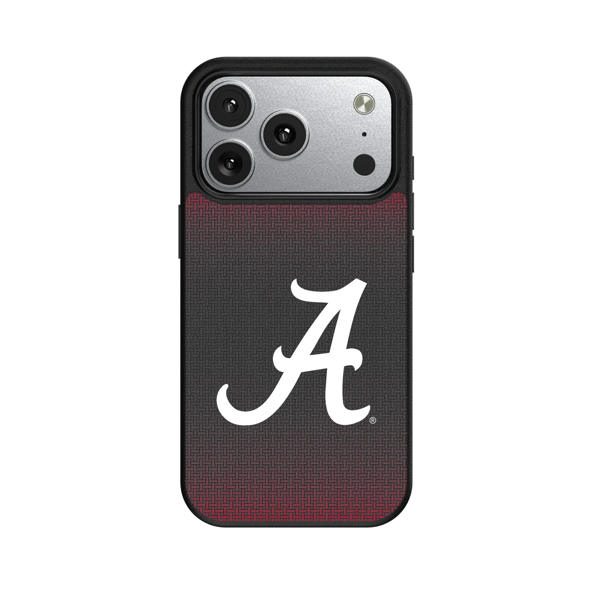 University of Alabama Crimson Tide Script A Linen iPhone MagSafe Compatible Phone Case for Apple iPhone#Device_iPhone 17 Pro