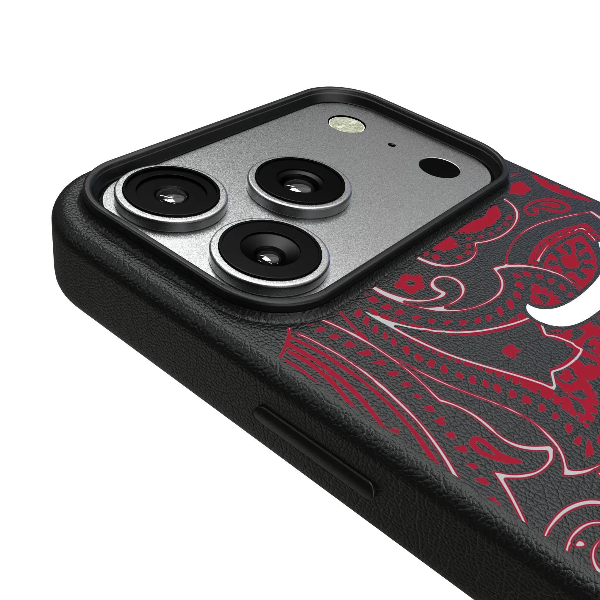 University of Alabama Crimson Tide Script A Paisley iPhone MagSafe Compatible Phone Case for Apple iPhone - Detail#Device_iPhone 17 Pro