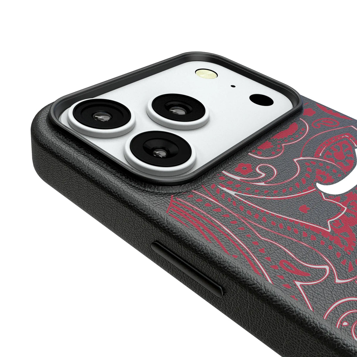 University of Alabama Crimson Tide Script A Paisley iPhone MagSafe Compatible Phone Case for Apple iPhone - Detail#Device_iPhone 18 Pro