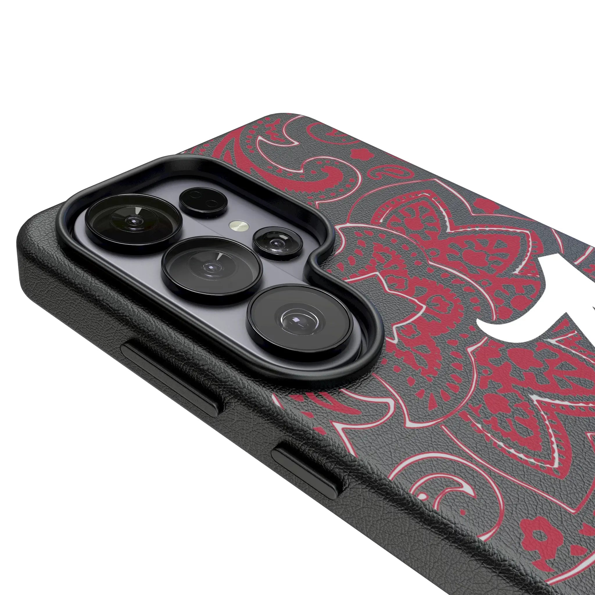 University of Alabama Crimson Tide Script A Paisley Galaxy MagSafe Compatible Phone Case for Samsung Galaxy - Detail#Device_Galaxy S26 Ultra